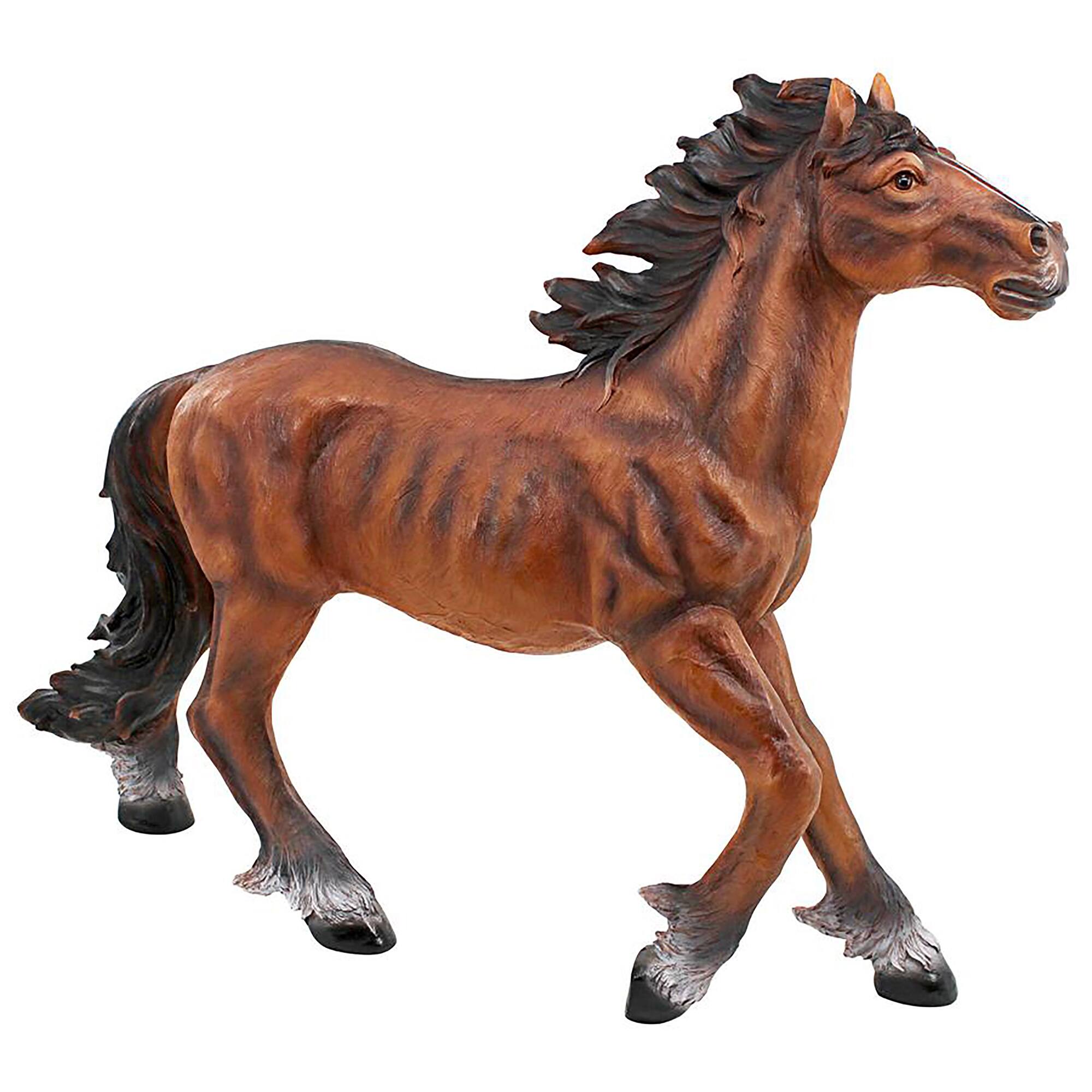 Design Toscano 23" Unbridled Running Wild Mustang Horse Statue