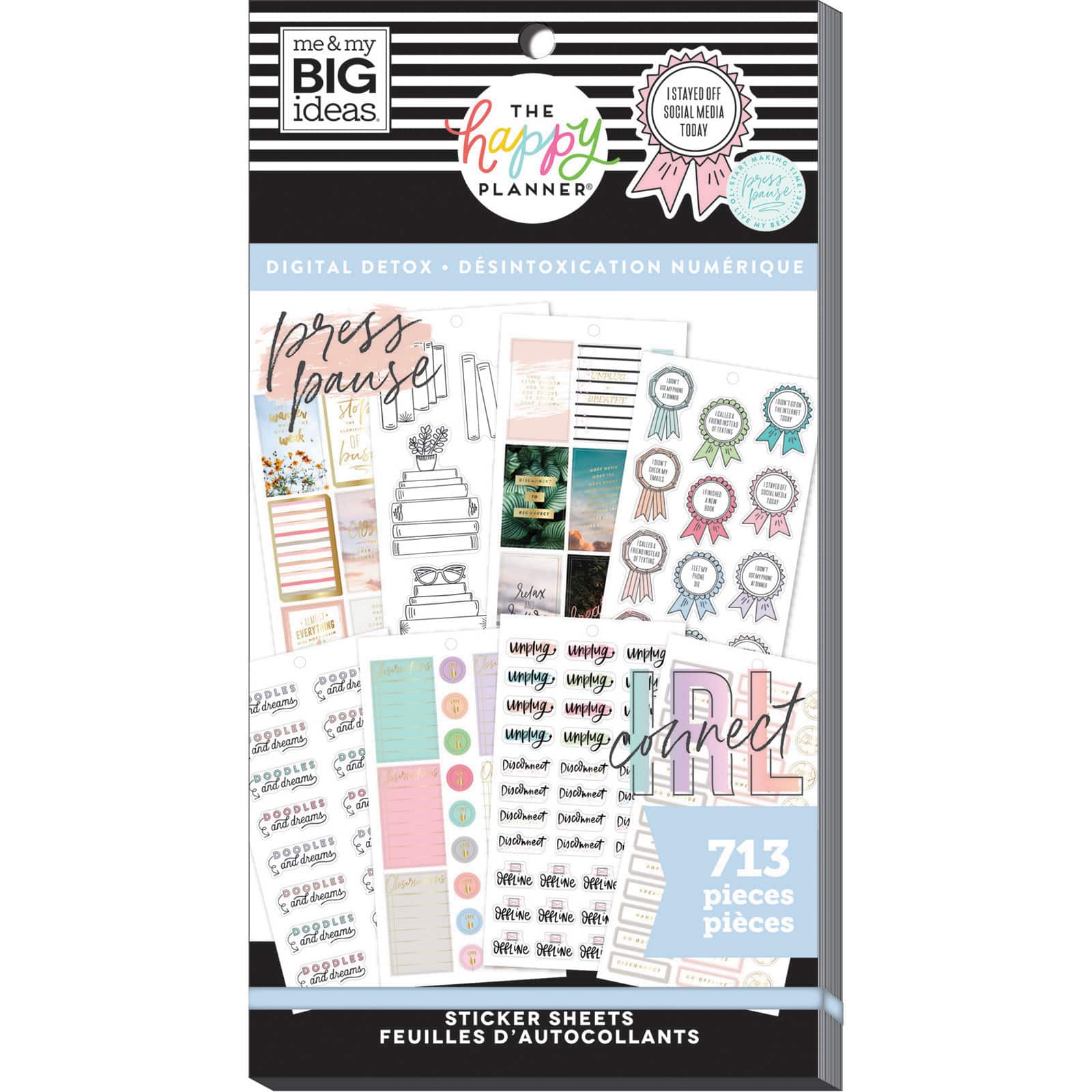 Buy The Classic Happy Planner® Digital Detox Value Pack Stickers at ...