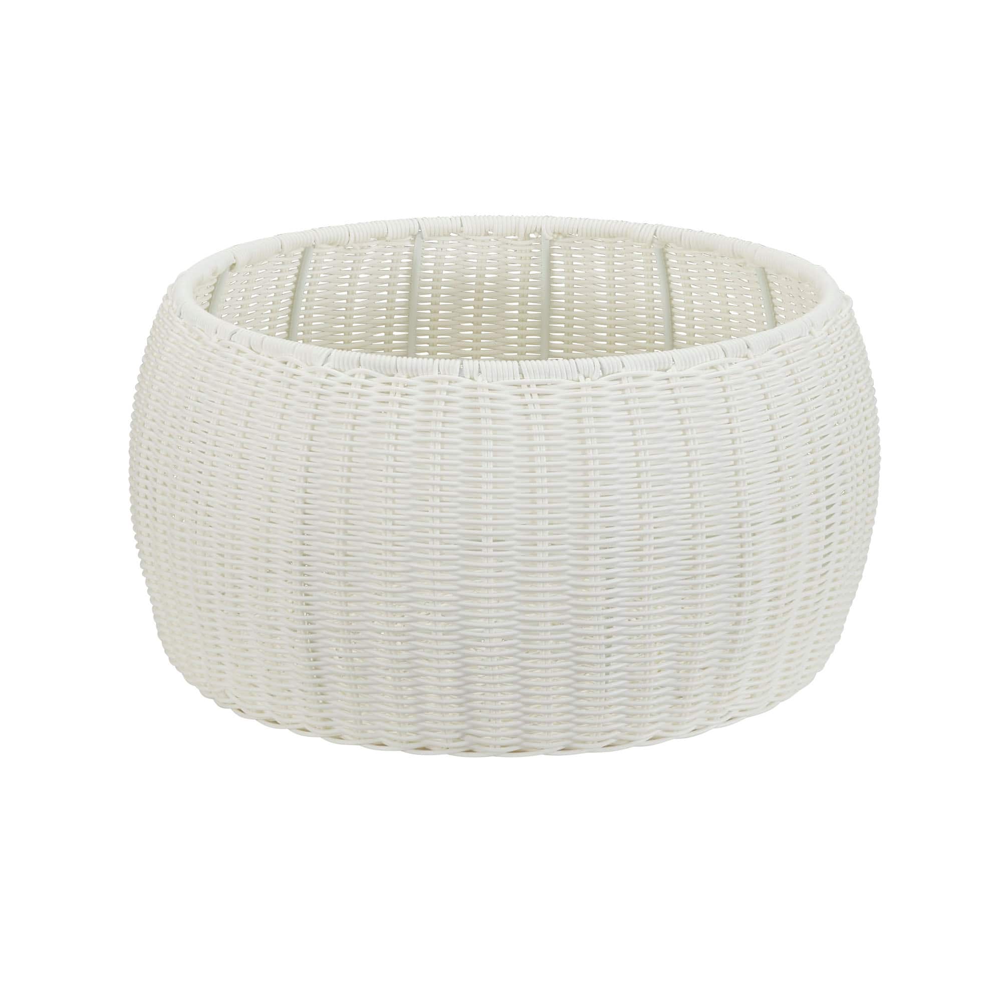 Household Essentials 9&#x22; Woven Storage Ottoman