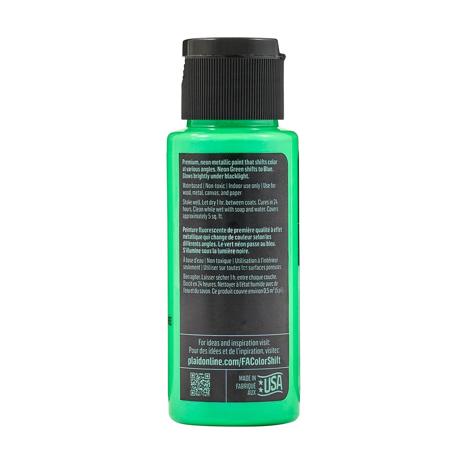 FolkArt &#xAE; Color Shift Blacklight&#x2122; Acrylic Paint