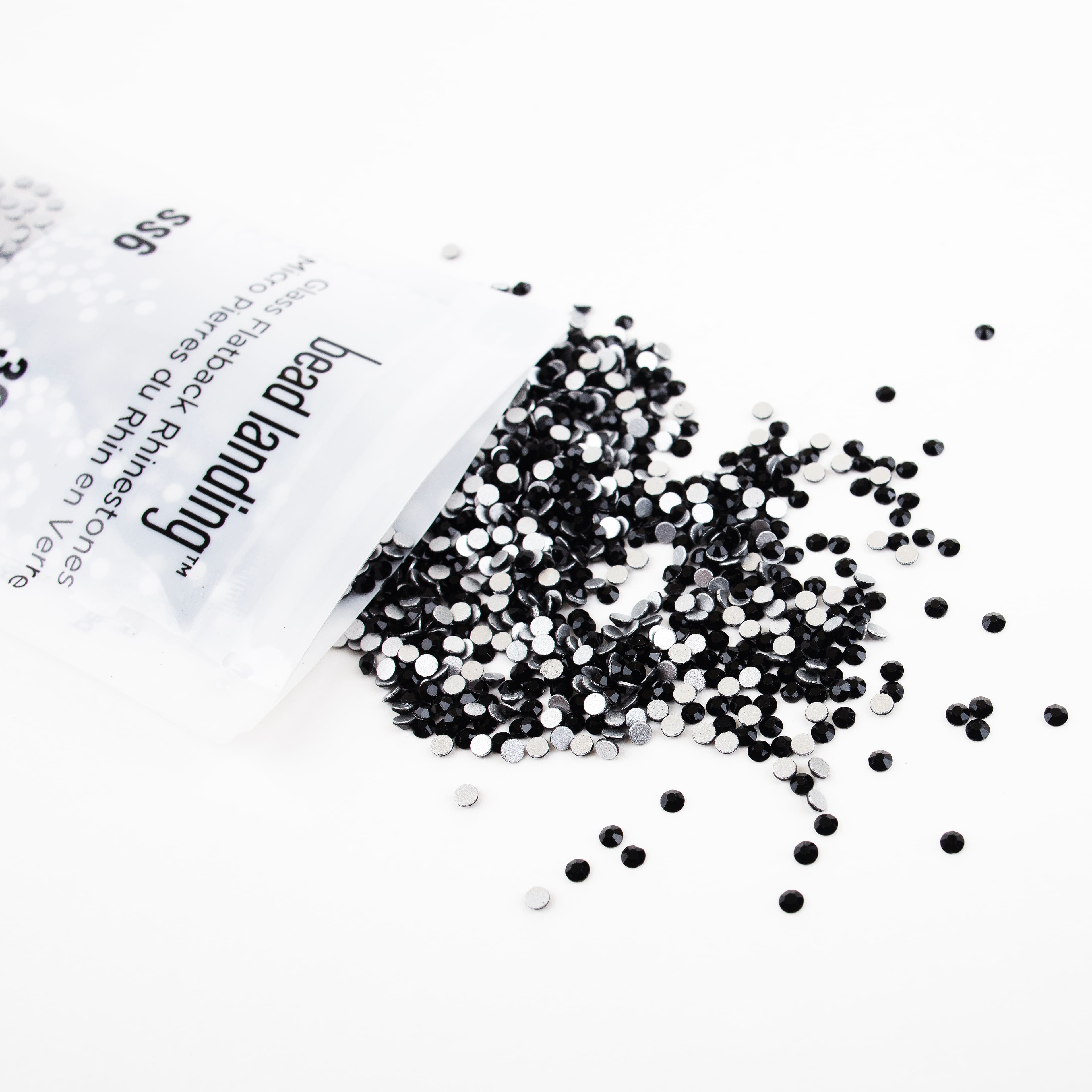 12 Pack: SS6 Glass Flatback Rhinestones by Bead Landing™