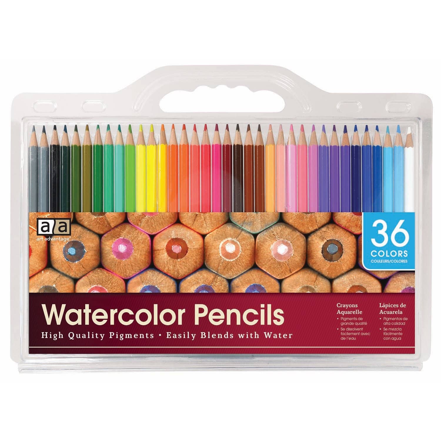 Art Advantage 36-Color Watercolor Pencil Set