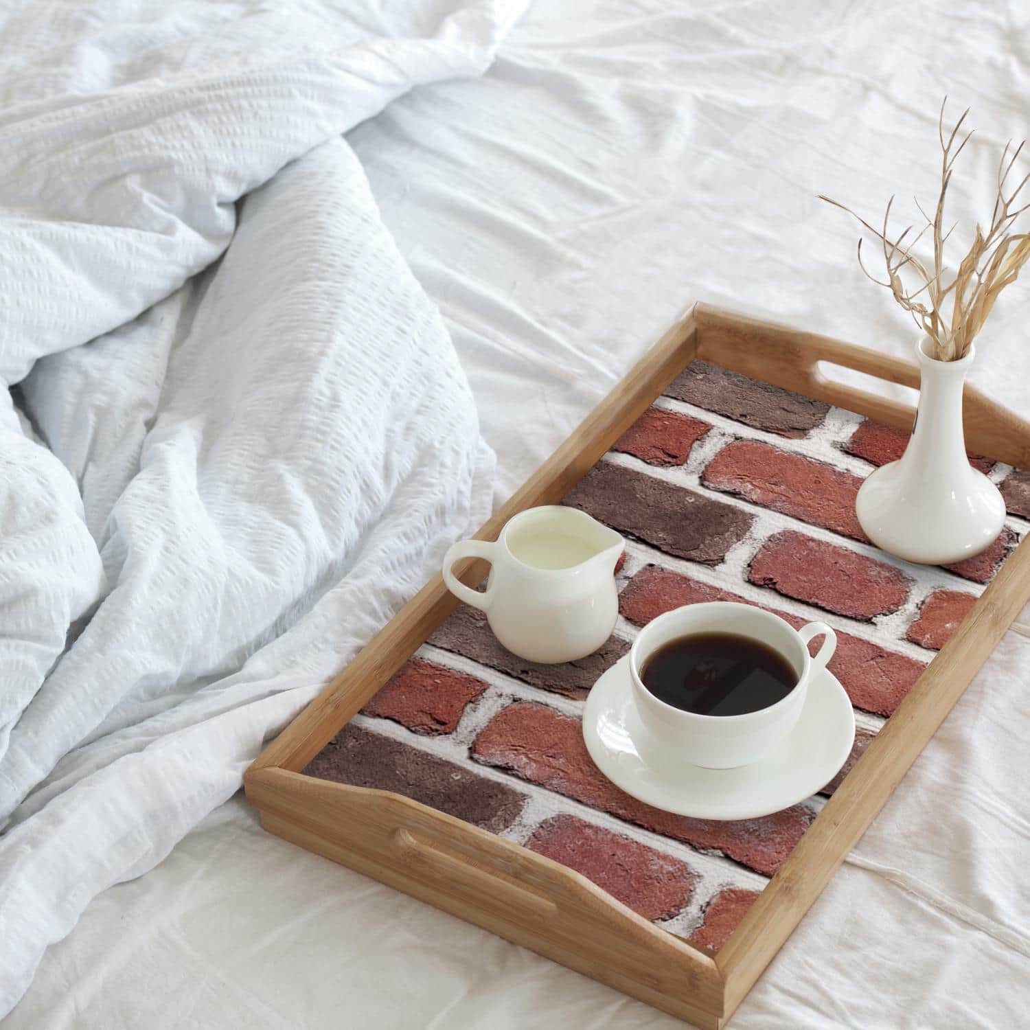 RoomMates Red Brick Peel &#x26; Stick Giant Wall Decals