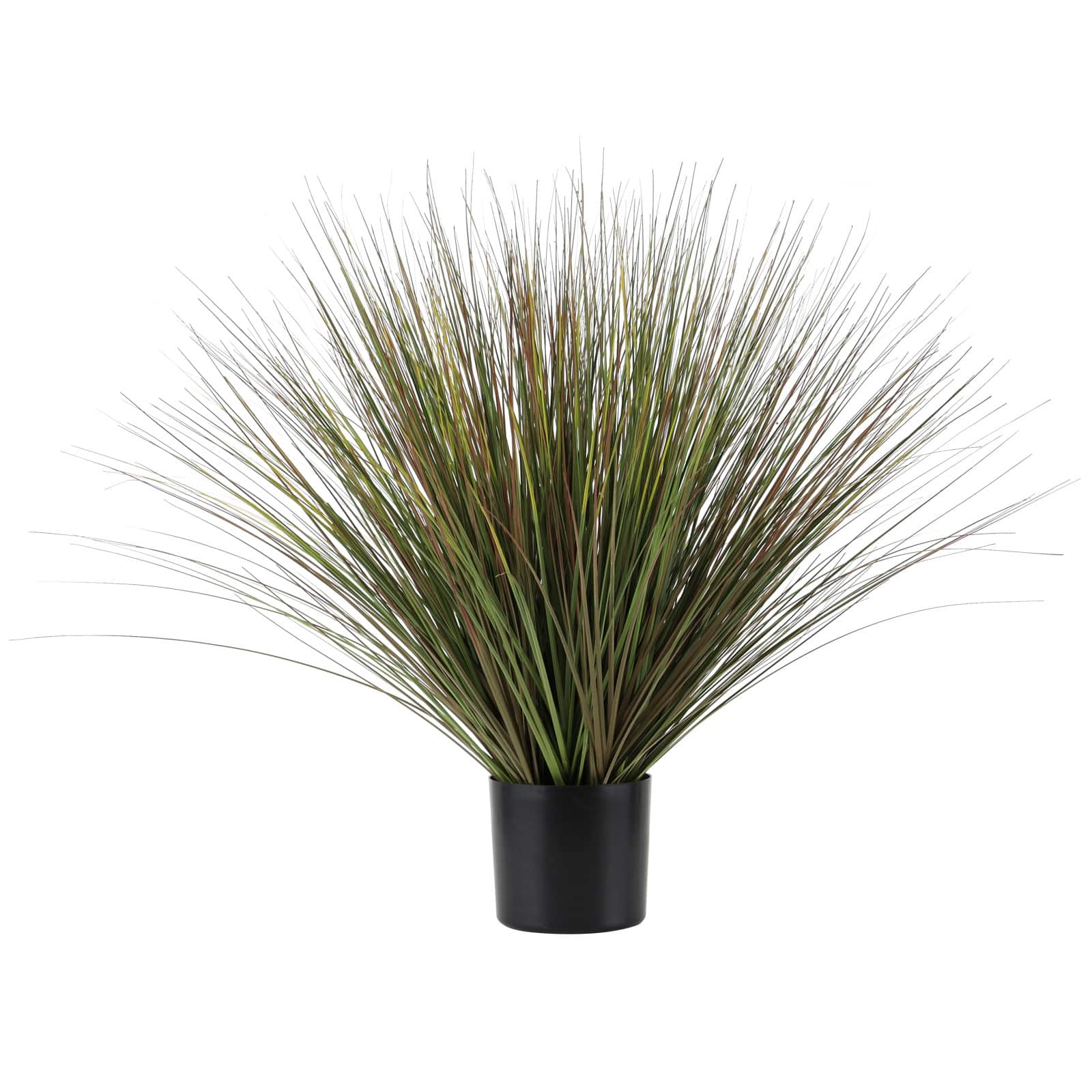 3ft. Green Onion Grass Artificial Plant with Black Pot