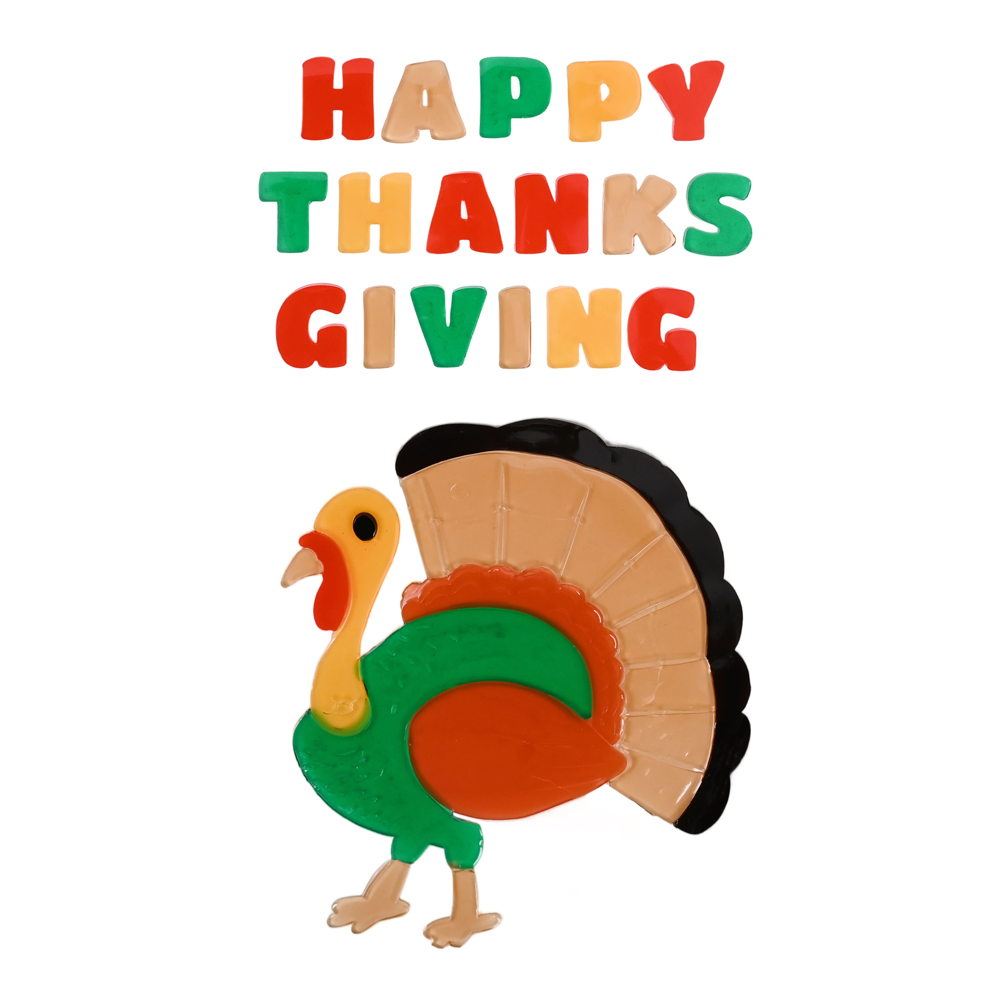 Happy Thanksgiving Turkey Gel Clings by Creatology™
