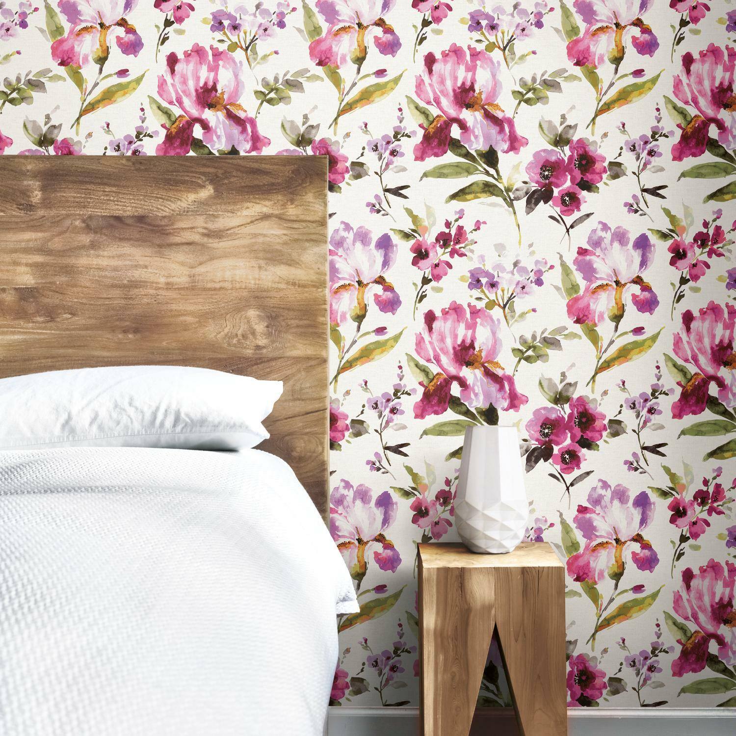 RoomMates Iris Peel & Stick Wallpaper