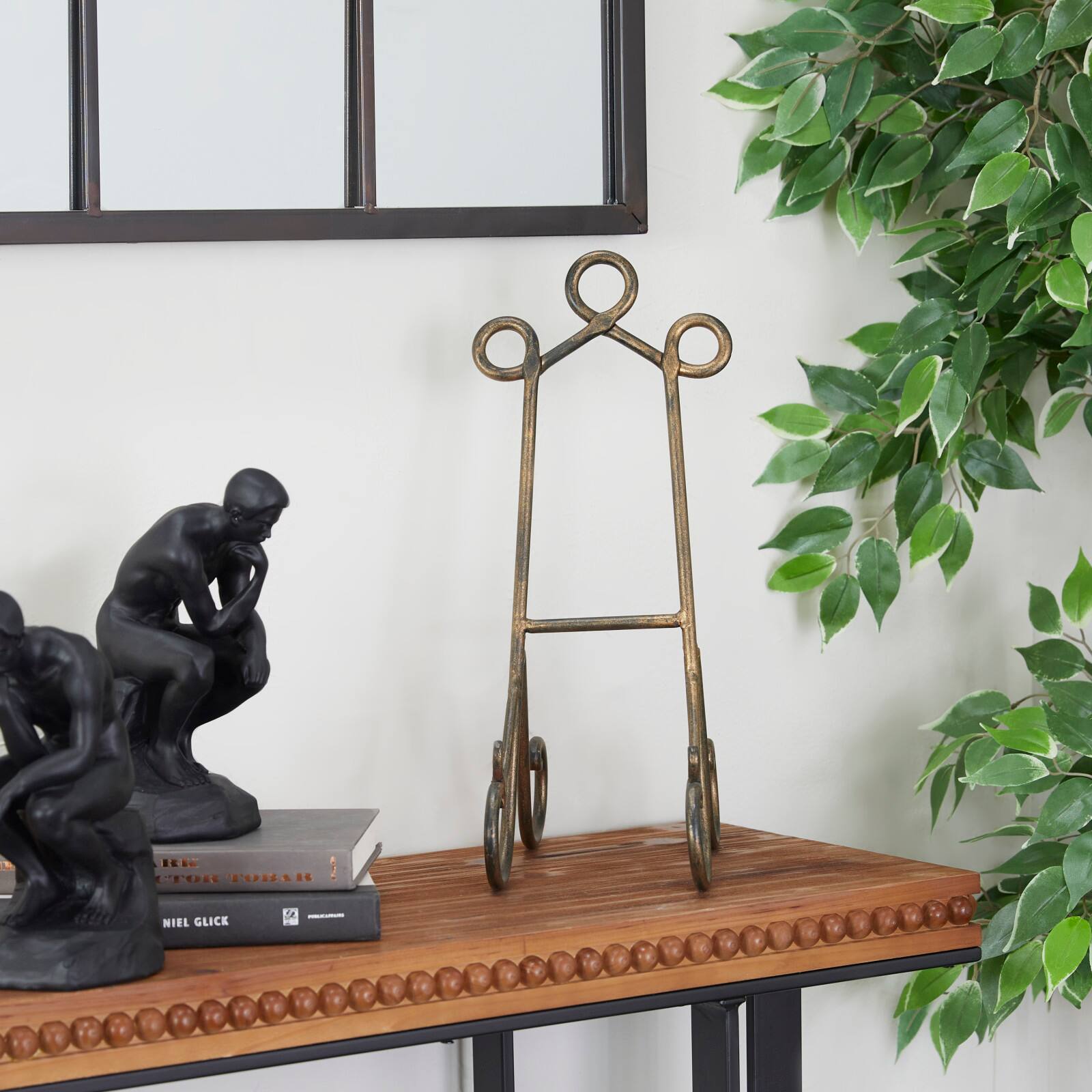 16&#x22; Gold Metal Traditional Easel