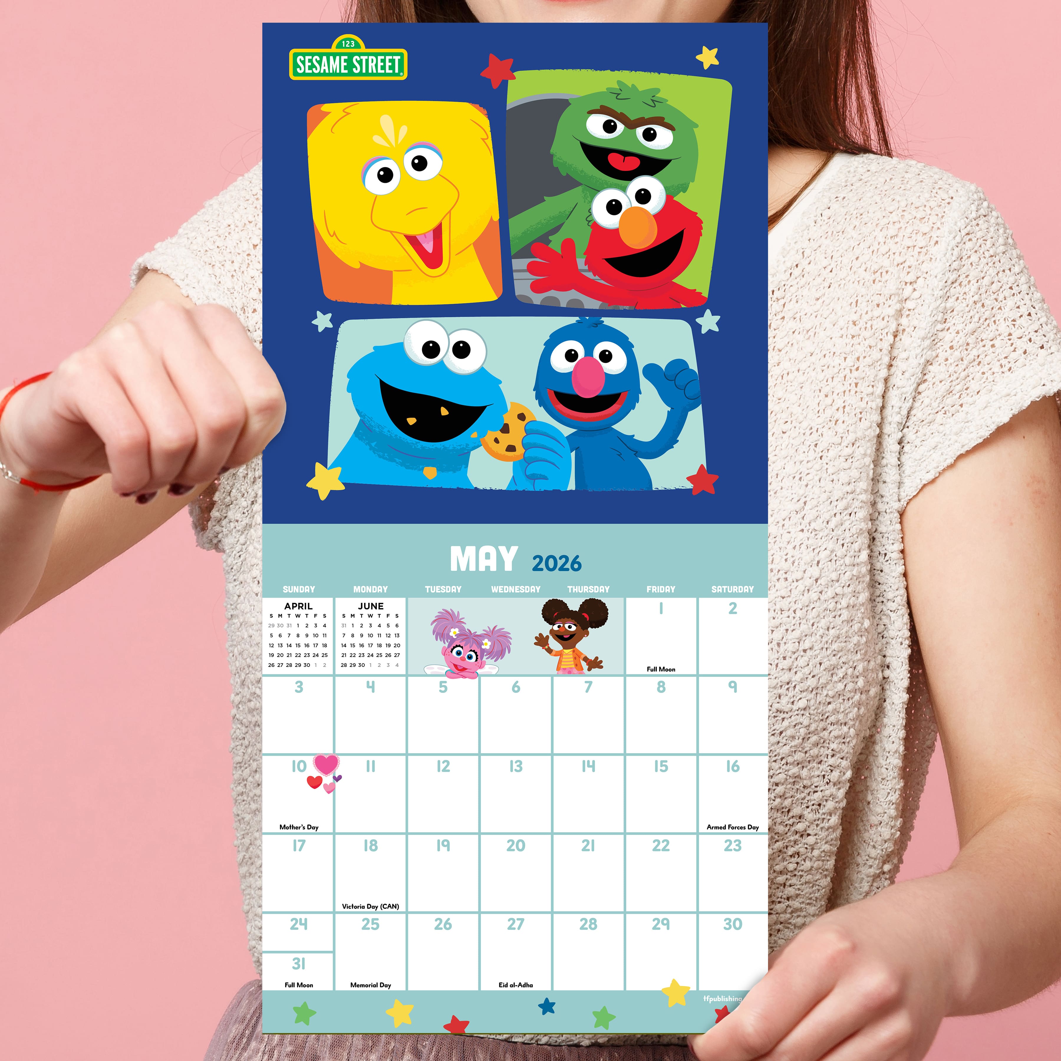 2026 Sesame Street Mini Calendar