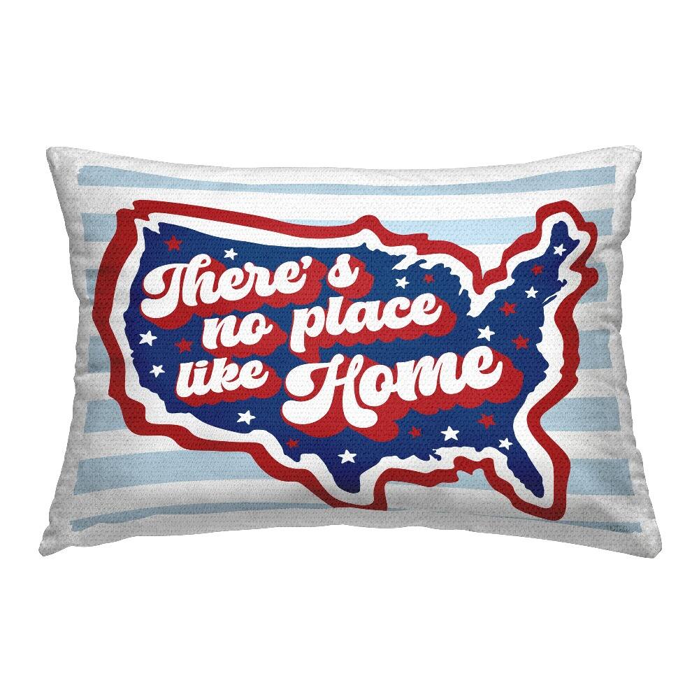 Stupell Industries No Place Like Home Outdoor Printed Pillow