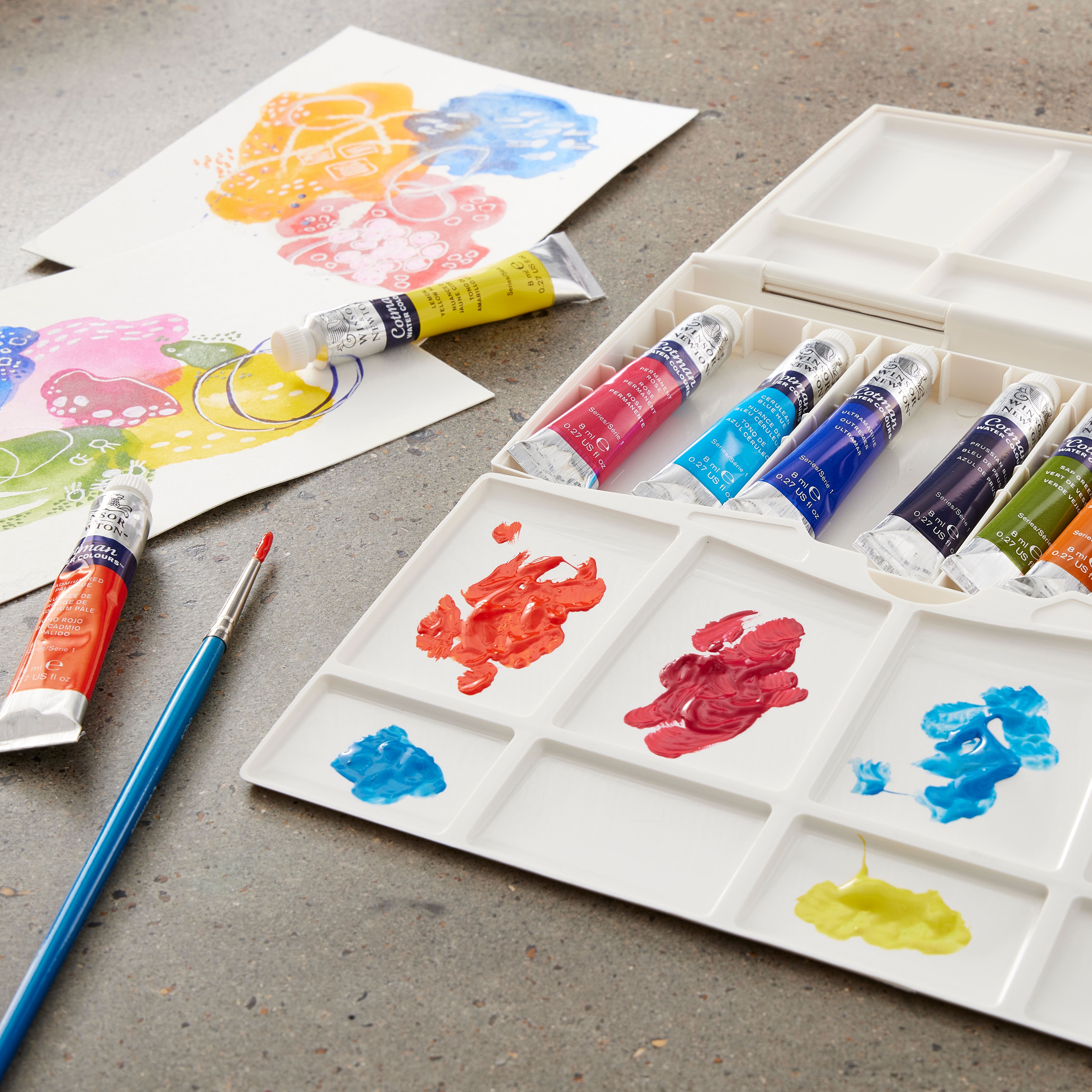 Winsor & Newton Cotman Watercolor Tube Set, 12-Colors – Guiry's