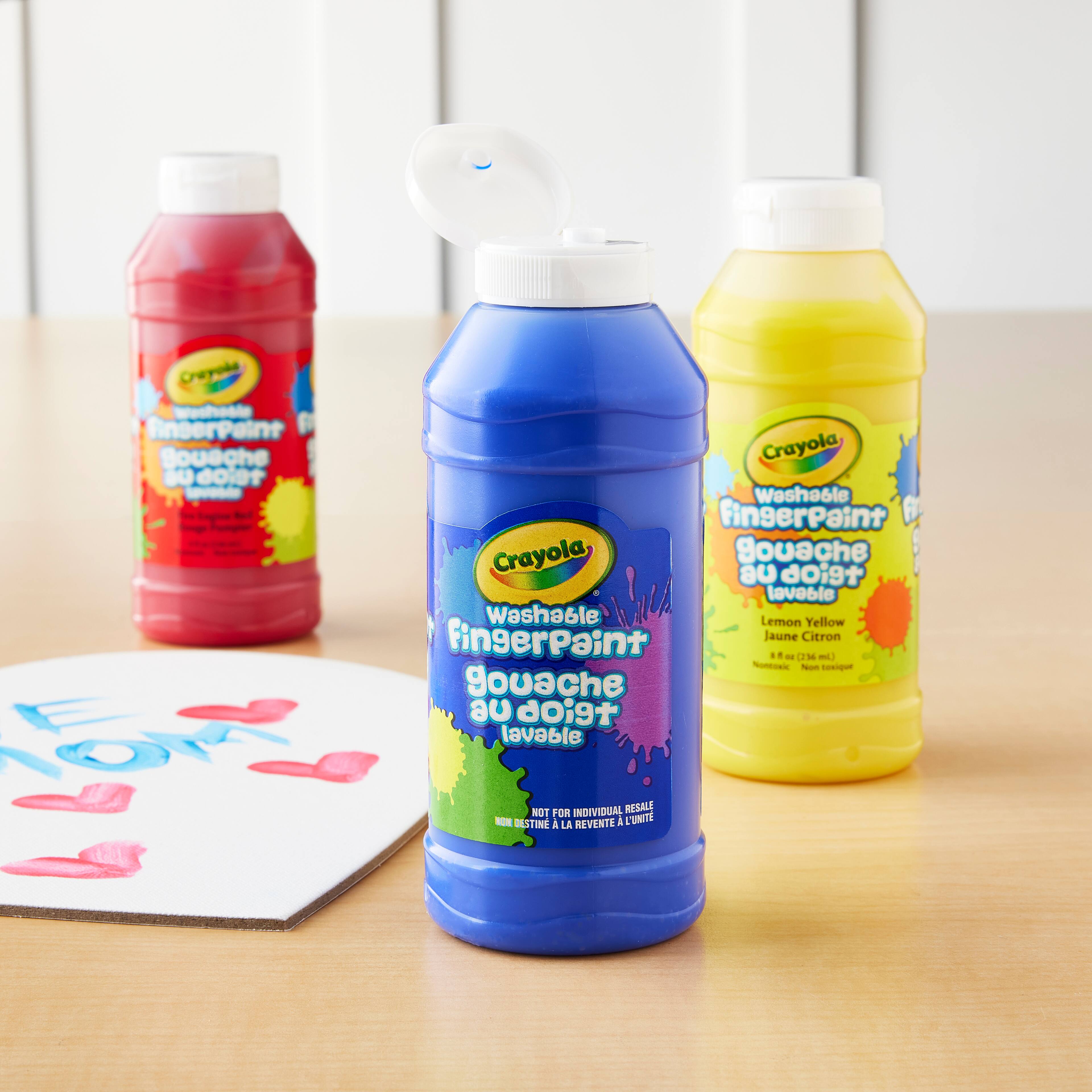 Crayola® Bold Washable Fingerpaint, 3ct.