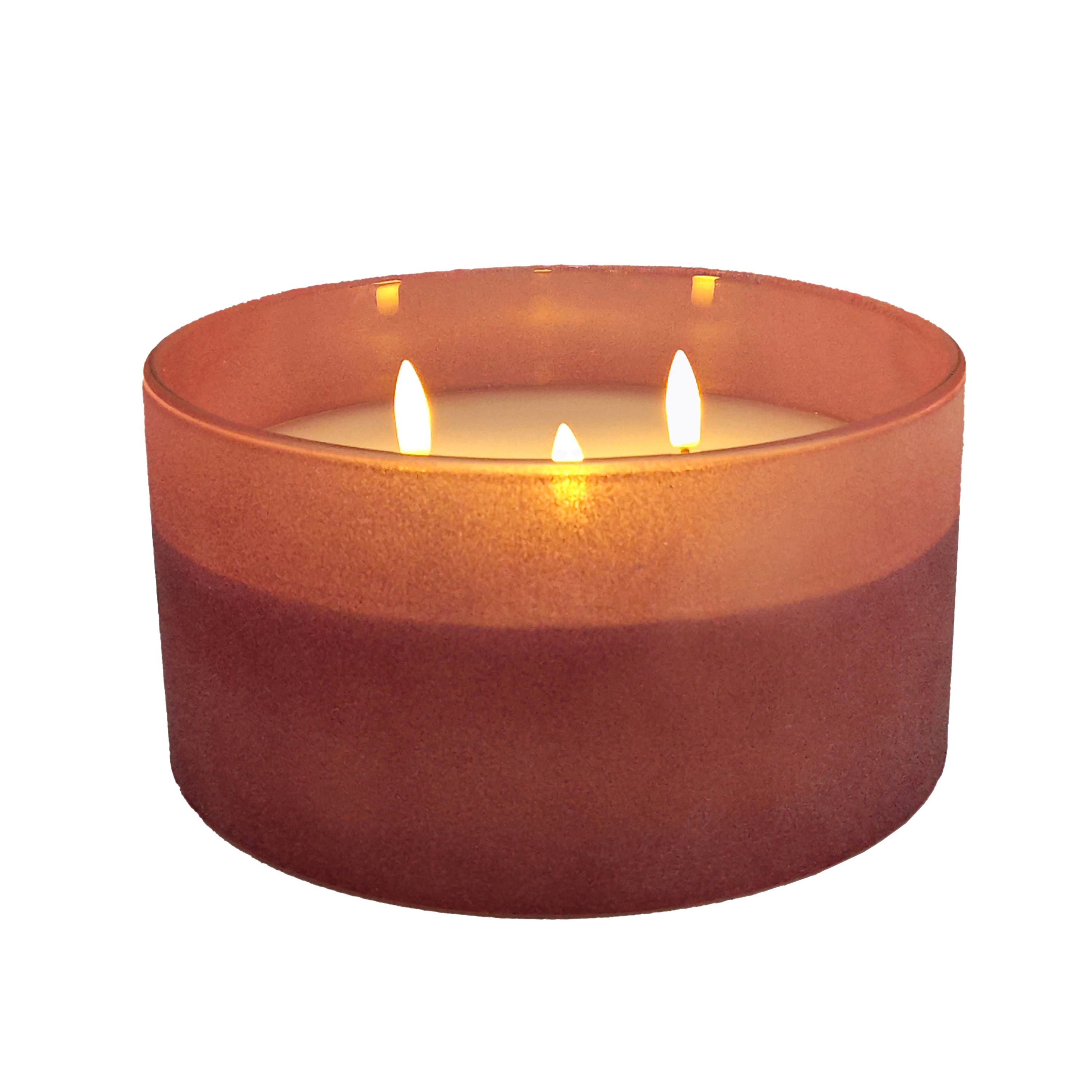 7.75&#x22; x 4&#x22; LED Glass Wax Candle by Ashland&#xAE;