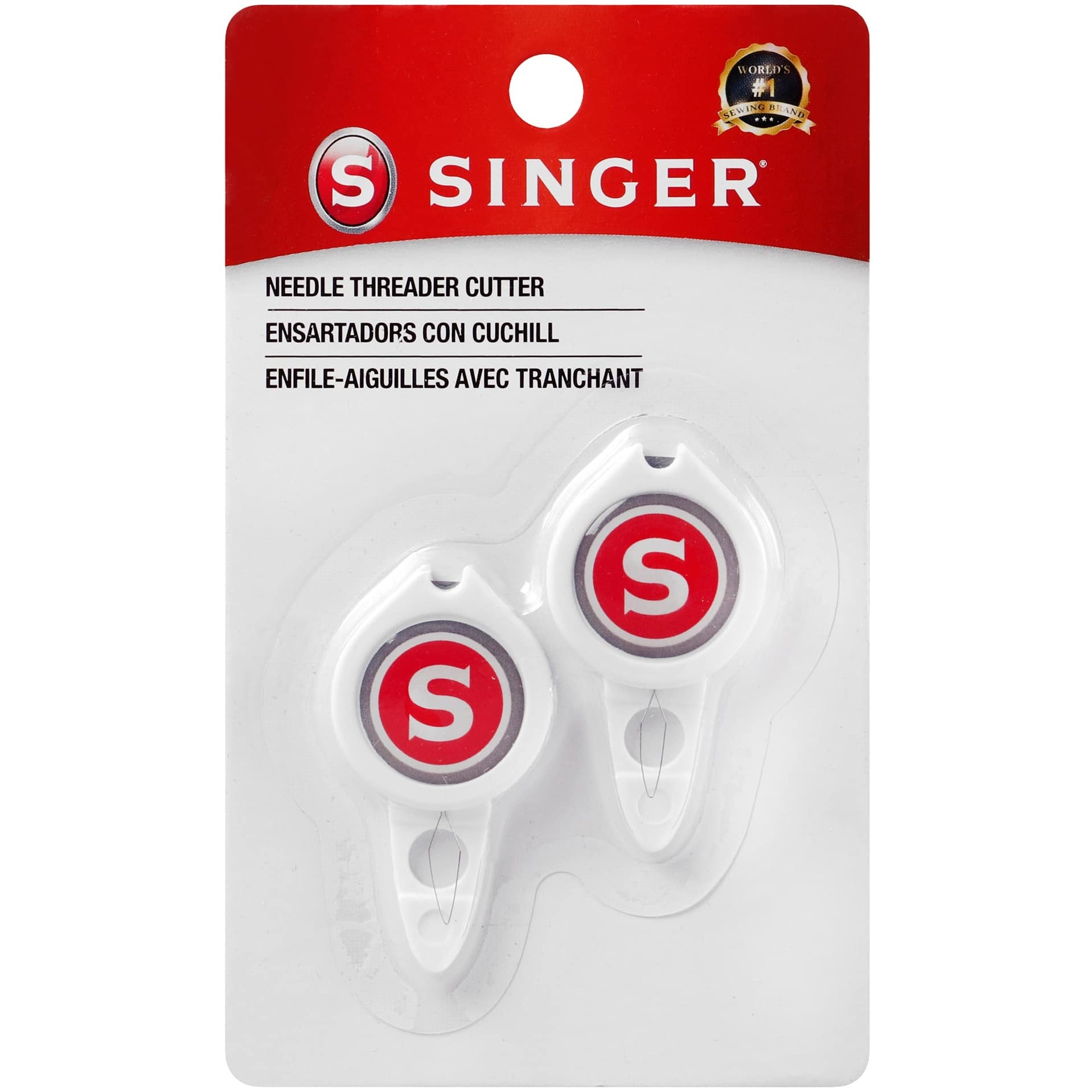 SINGER&#xAE; Needle Threader &#x26; Cutter, 2ct.