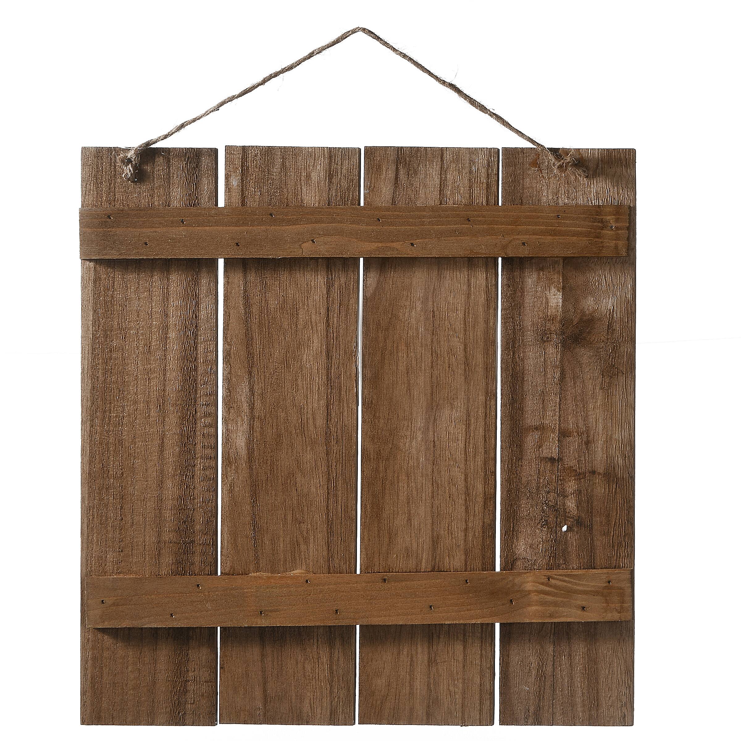 13" Merry & Bright Christmas Holiday Wall Sign