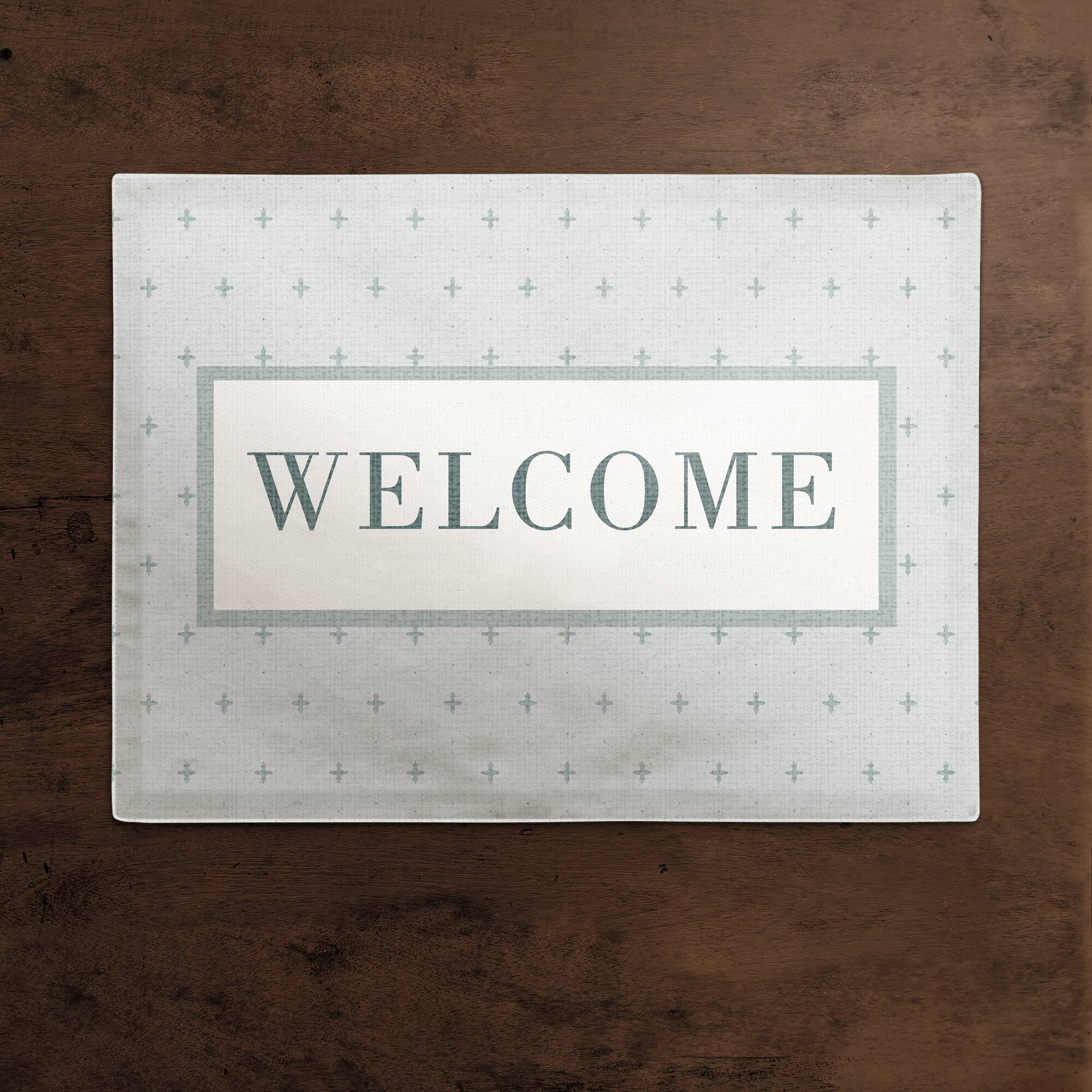 Welcome Plus Cotton Twill Placemat