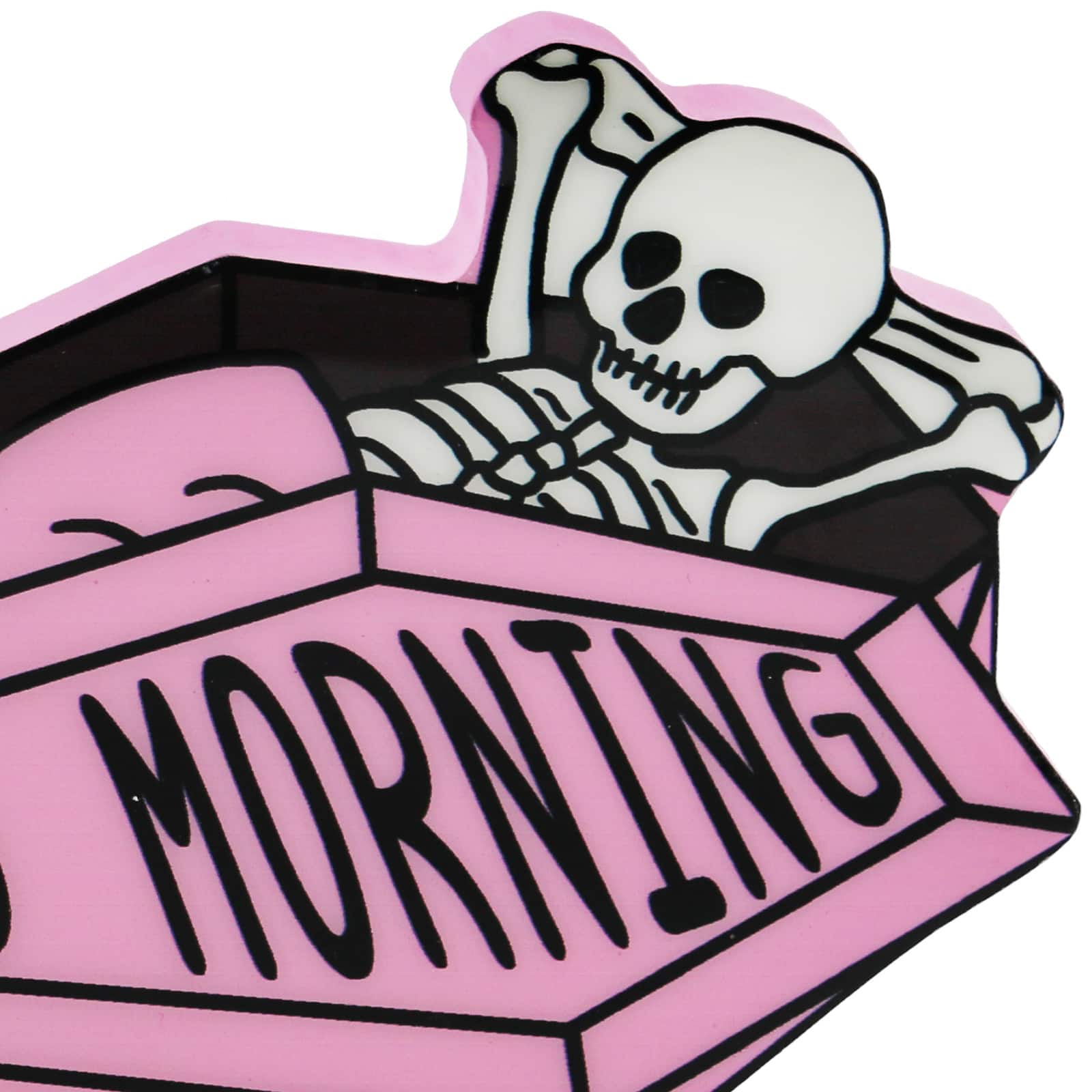 6&#x22; Good Morning Coffin Tabletop D&#xE9;cor by Ashland&#xAE;