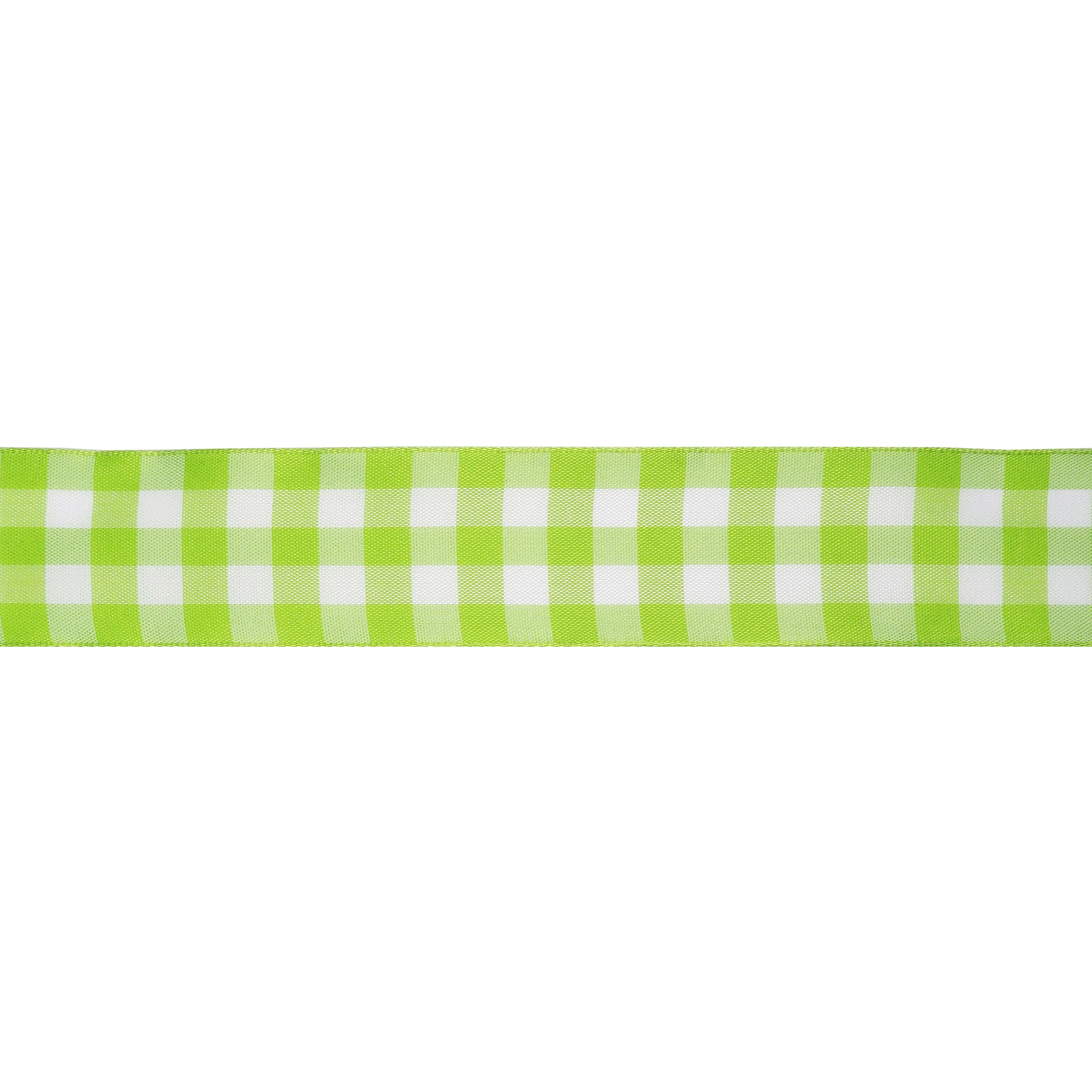 12 Pack: 1.5&#x22; x 3yd. Wired Checkered Ribbon by Celebrate It&#xAE;