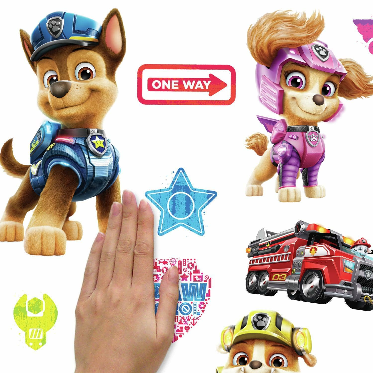 RoomMates Paw Patrol Movie Peel & Stick Wall Decals