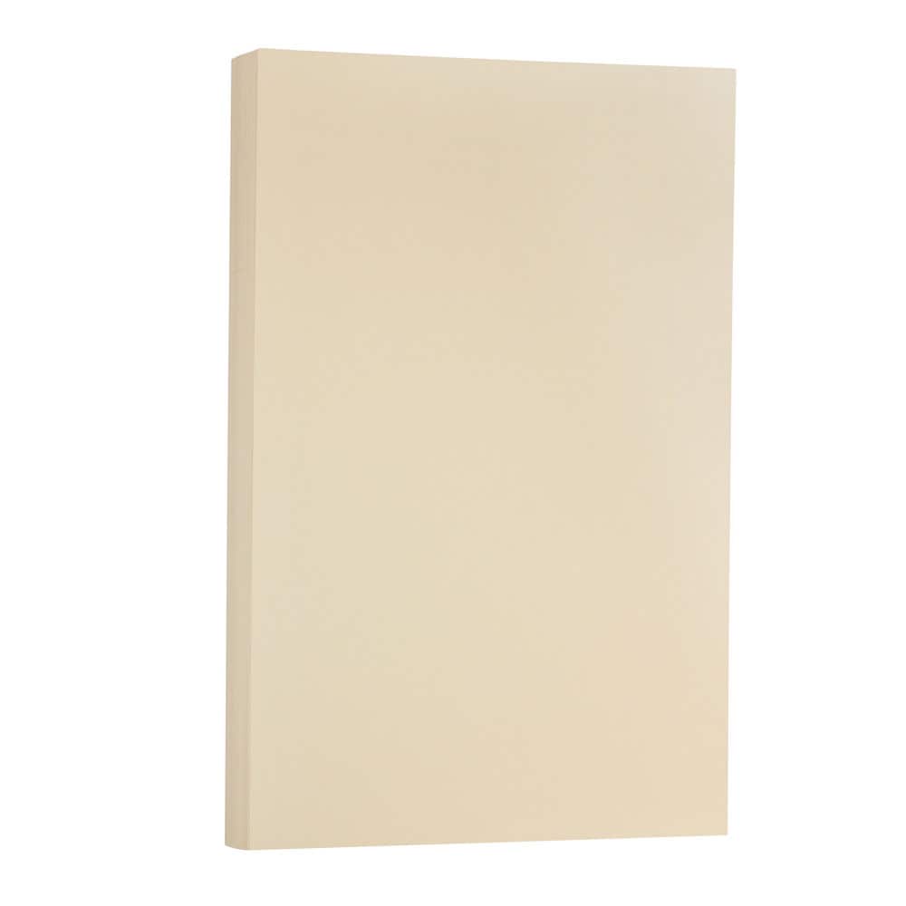 JAM Paper Legal Vellum Bristol Cardstock Paper, 50 Sheets