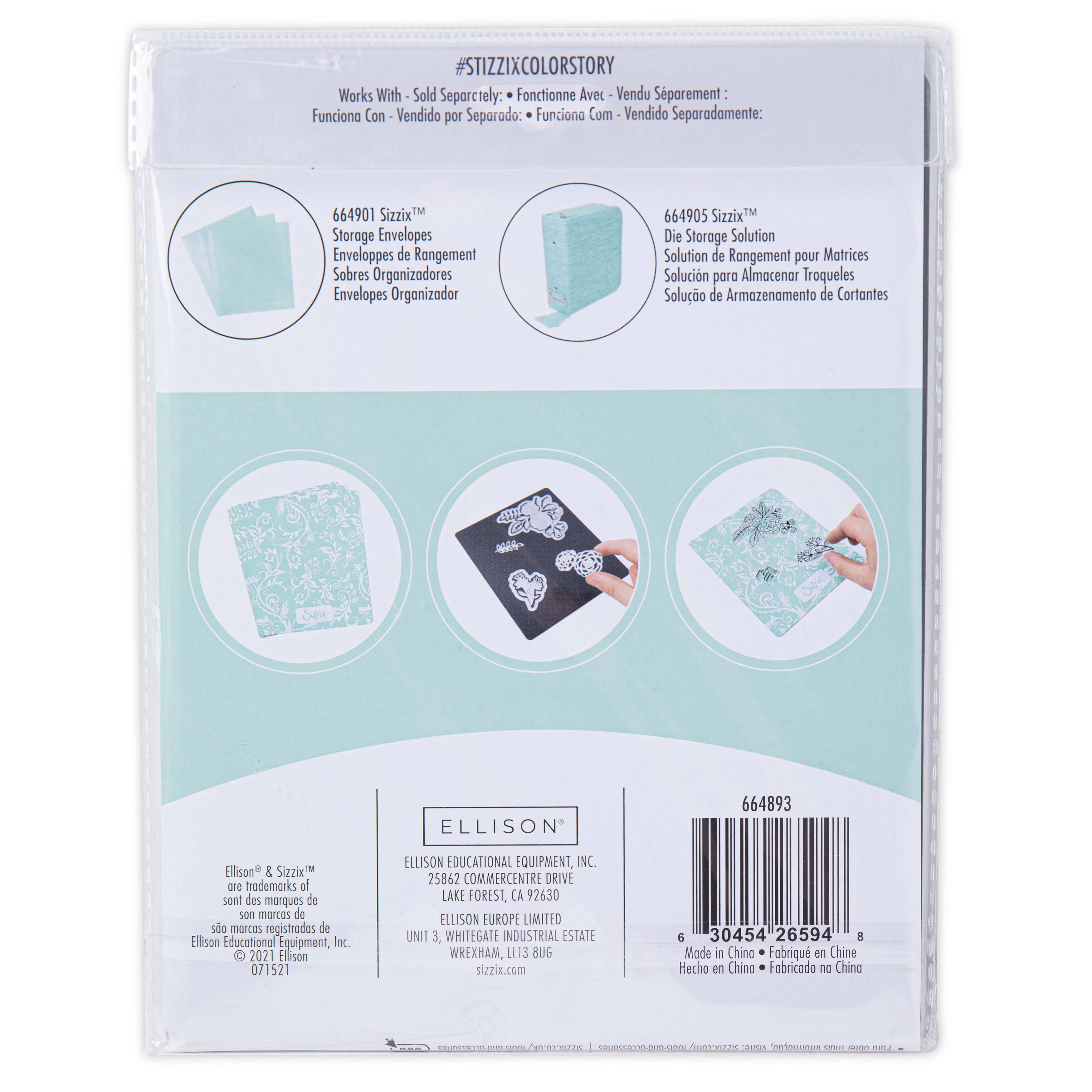 Sizzix&#x2122; Mint Julep Printed Magnetic Sheets, 3ct.