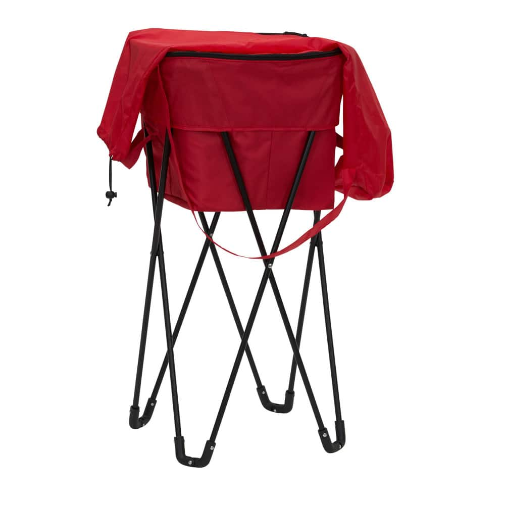 Household Essentials 33&#x22; Red Thermal Standing Cooler with Travel Bag