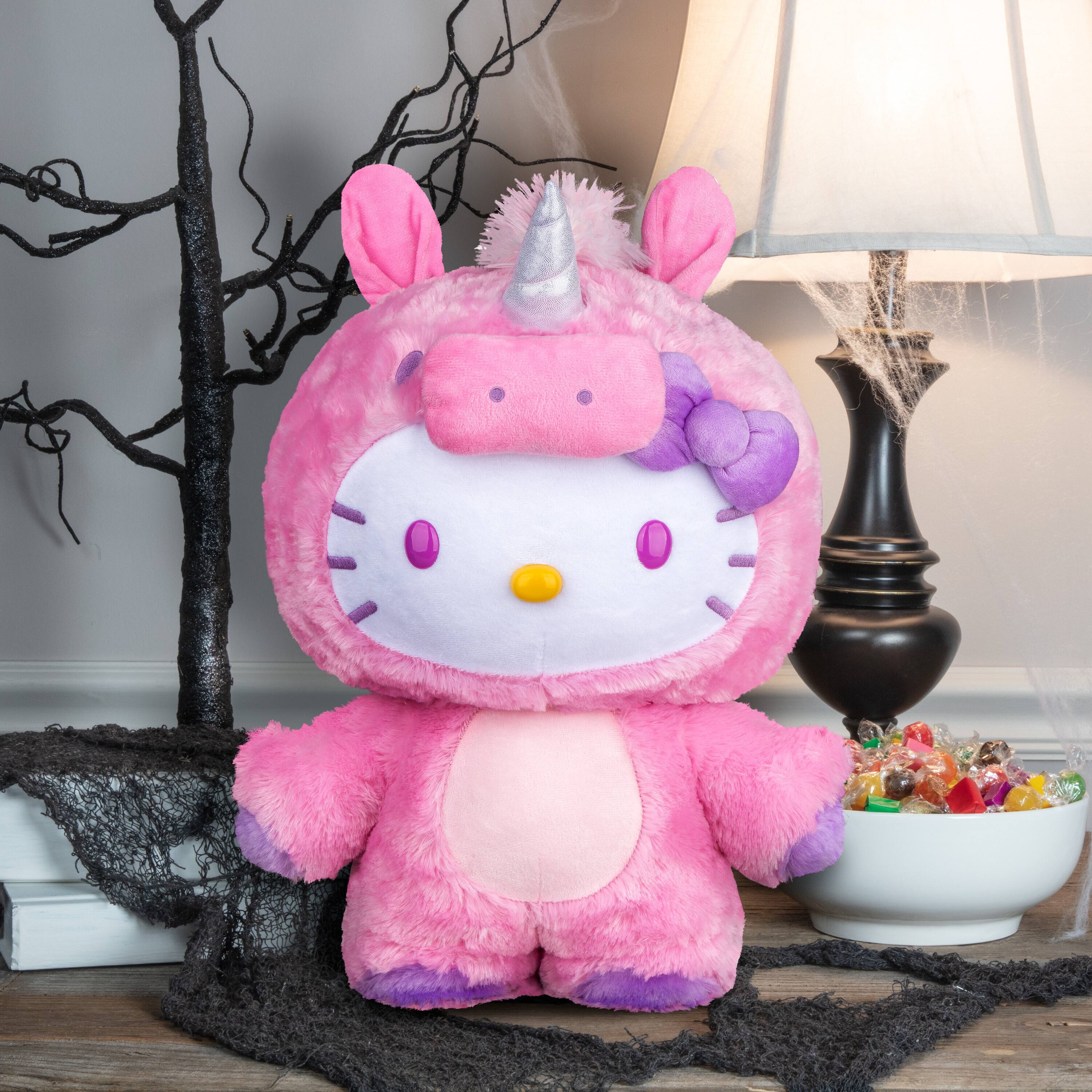 17.25" Hello Kitty in Unicorn Costume Halloween Greeter