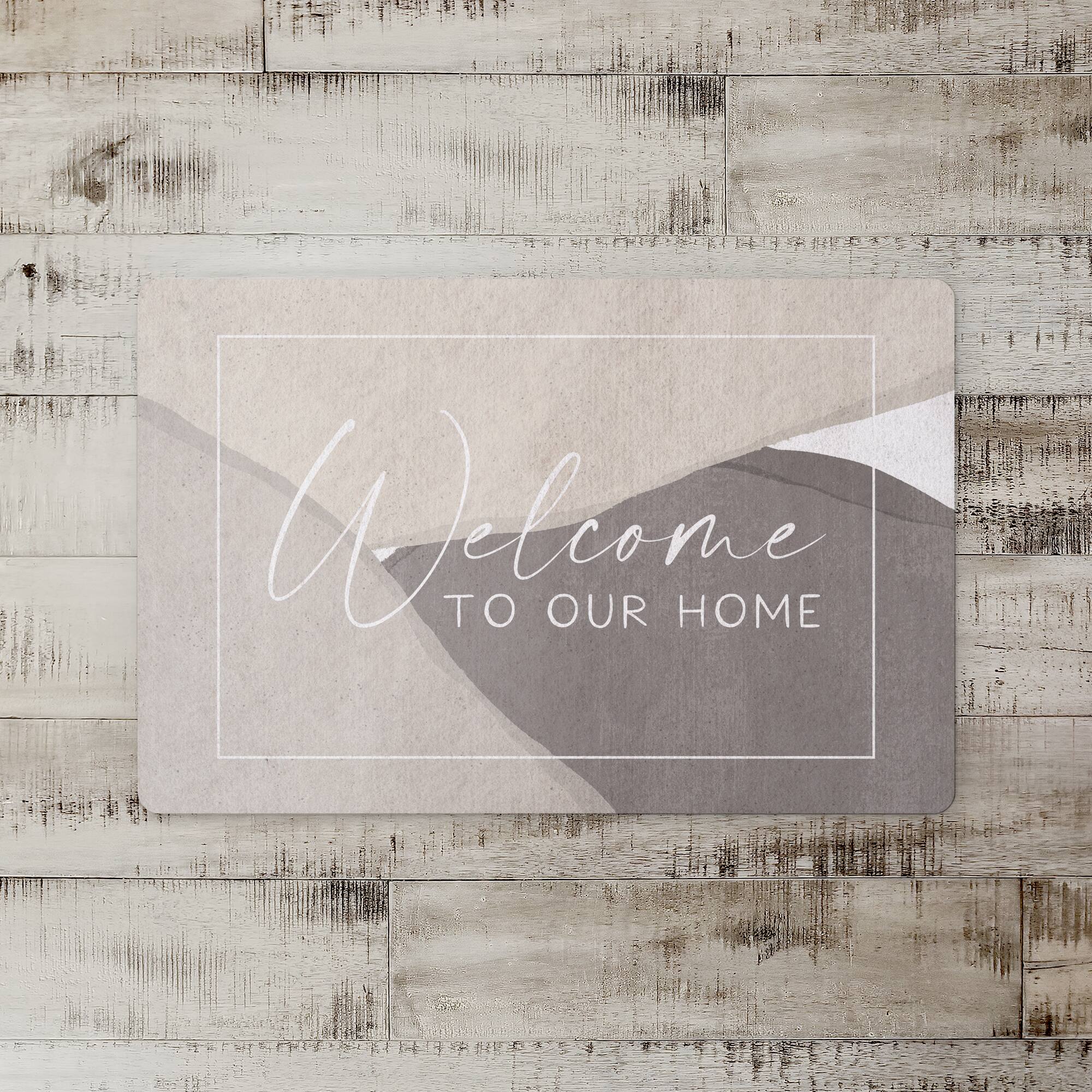 Welcome to Our Home 27" x 18" Floor Mat