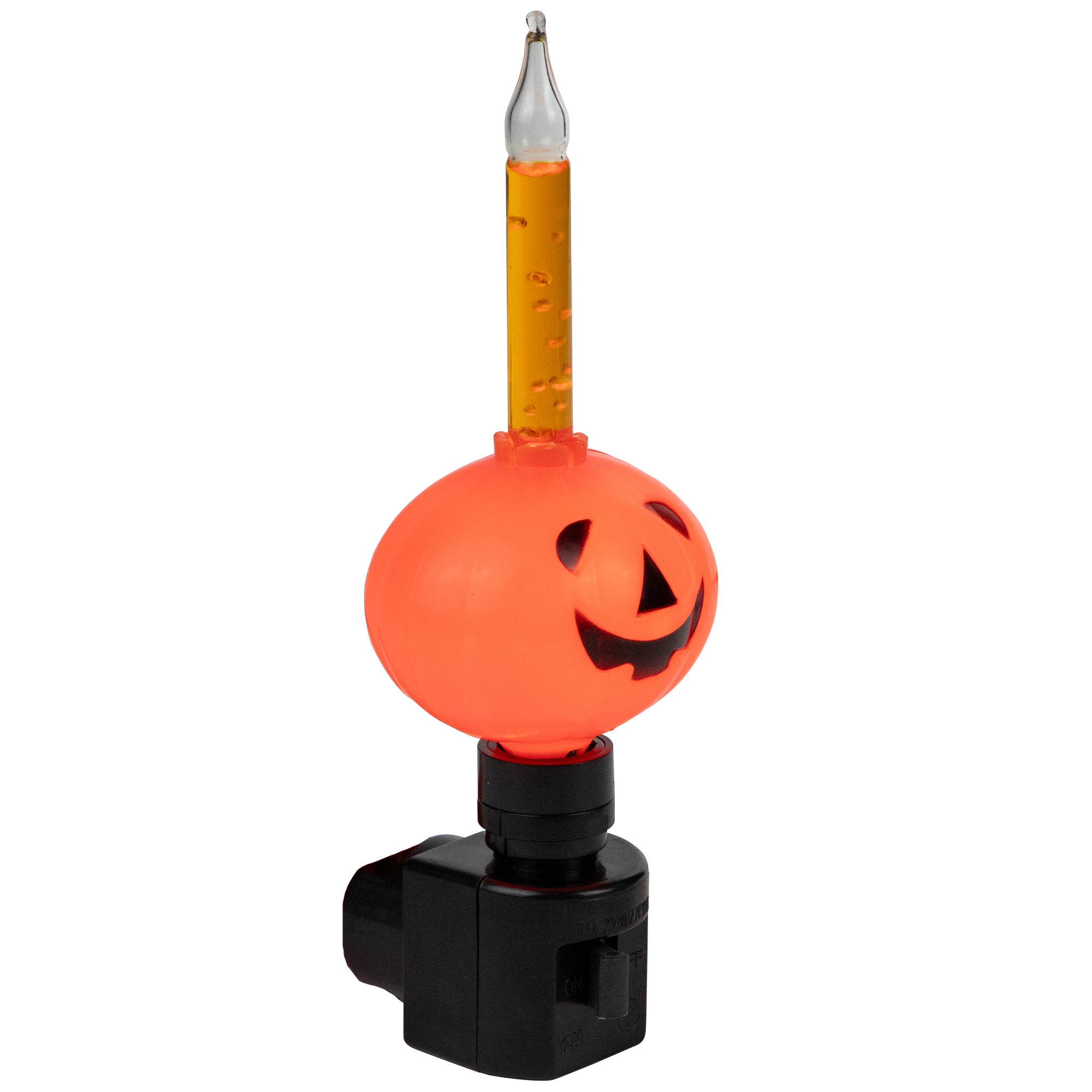 6.5&#x22; Jack-O-Lantern Halloween Bubble Night Light