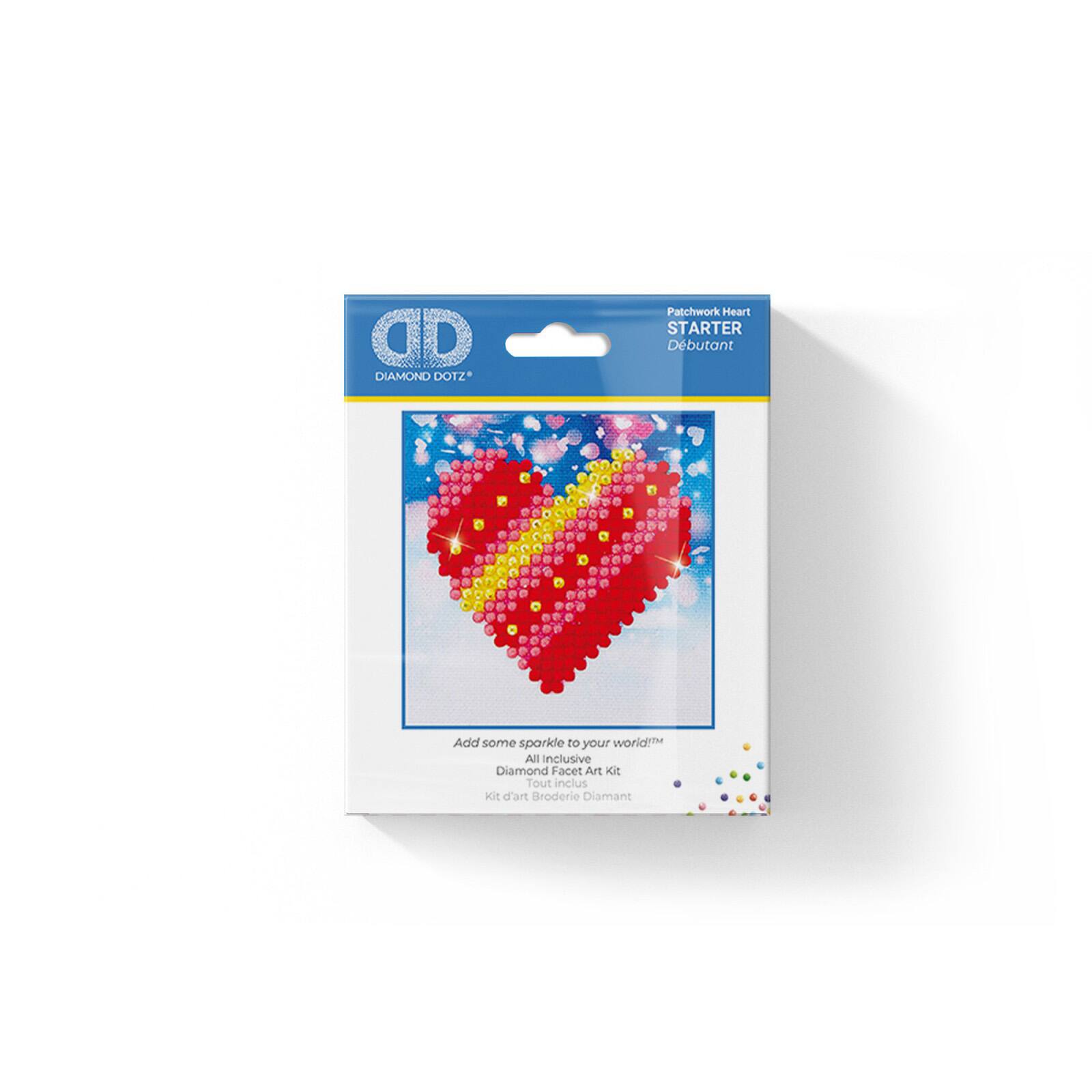 Diamond Dotz® Patchwork Heart Diamond Painting Kit