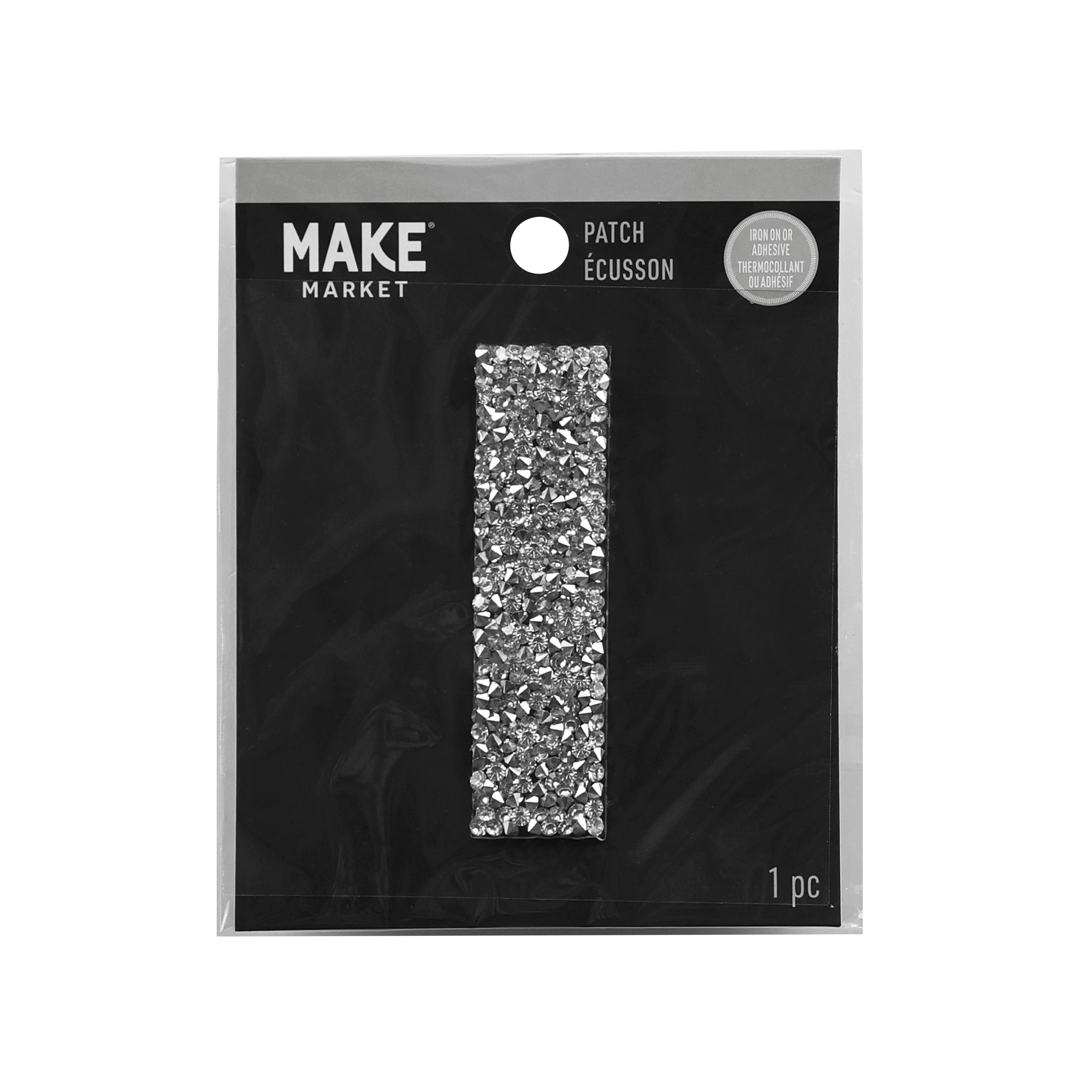 3&#x22; Crystal Letter Iron On Patch by Make Market&#xAE;