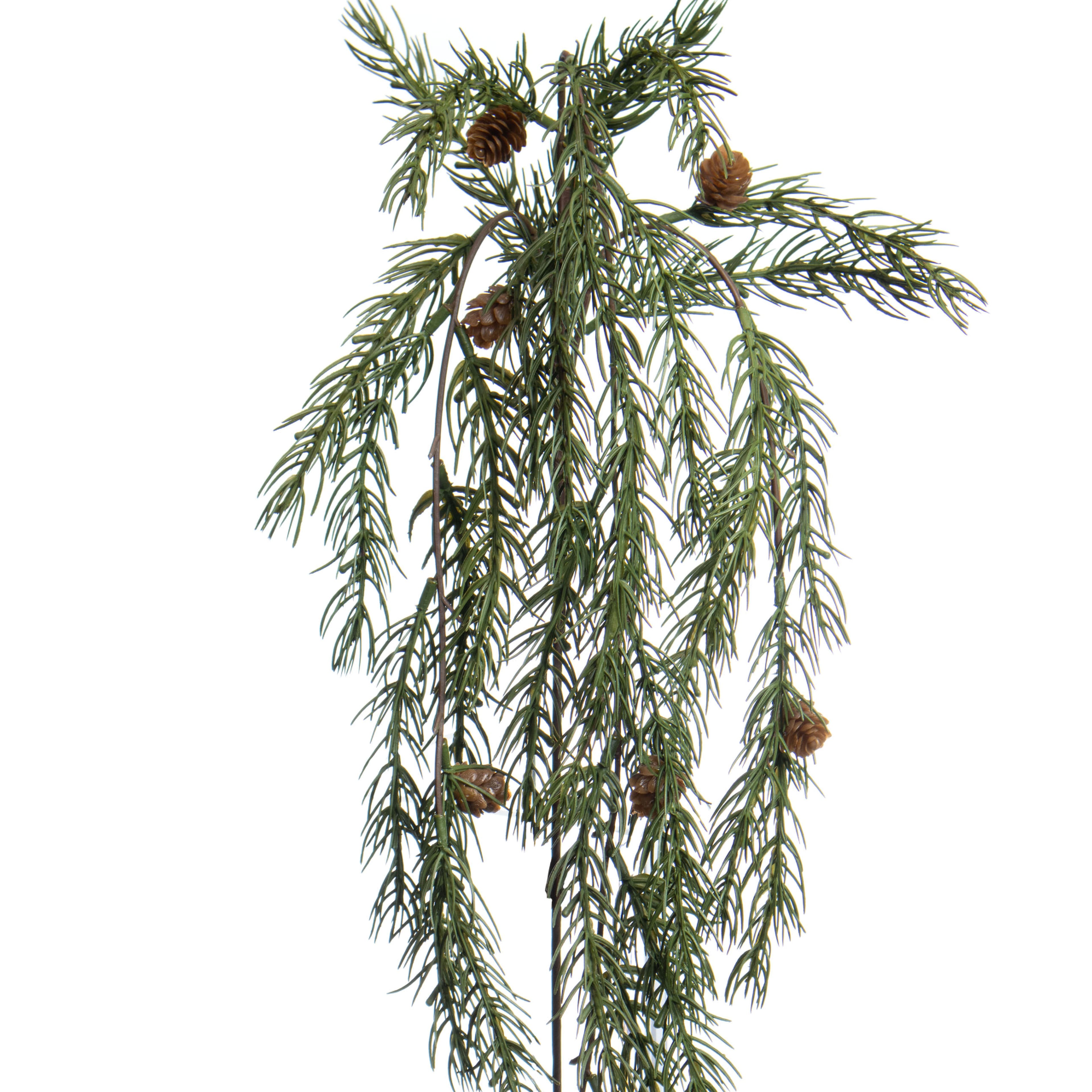 27&#x22; Green Hanging Pine with Pinecone Stem by Ashland&#xAE;