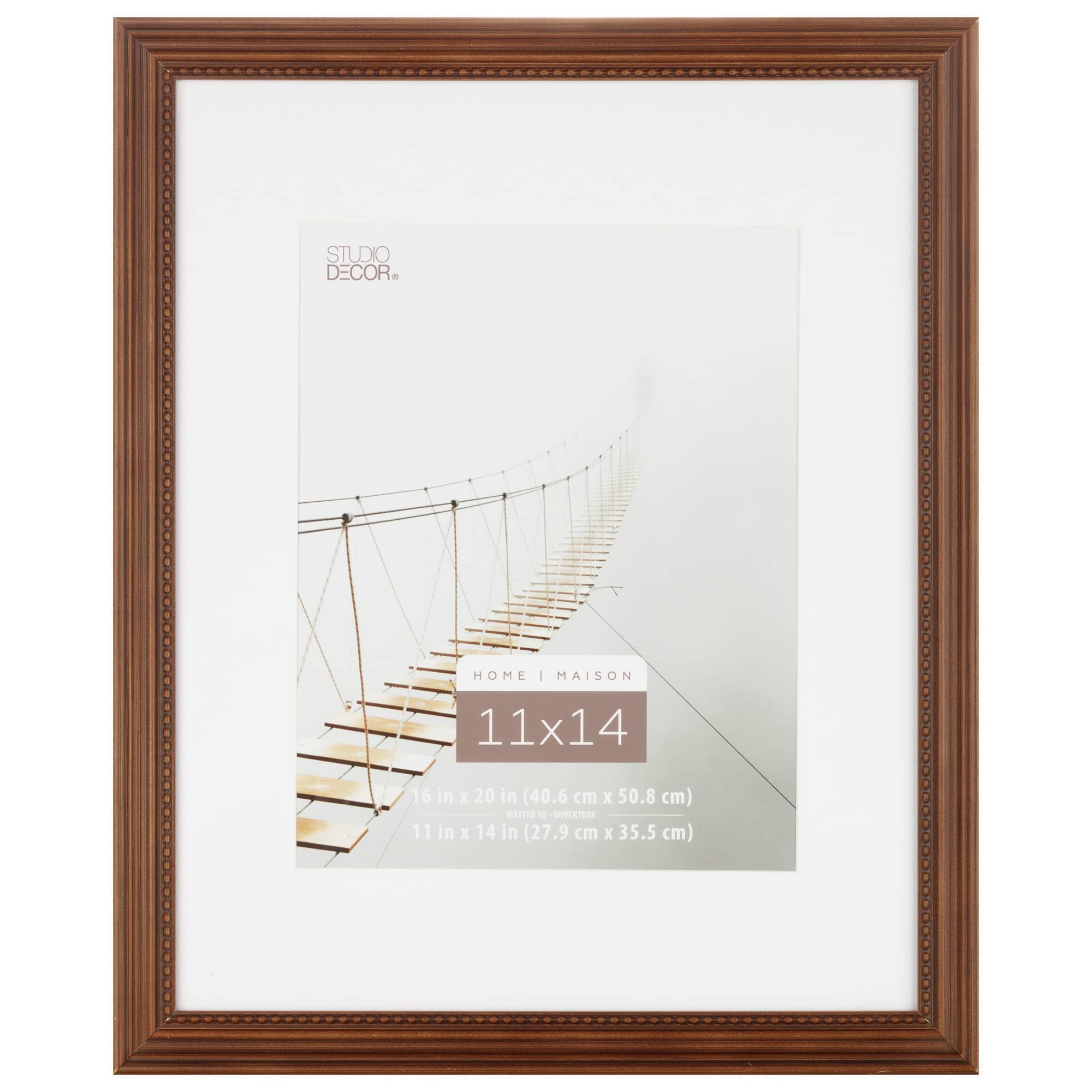 6 Pack: Brown 11&#x22; x 14&#x22; Fillet Frame with Mat by Studio D&#xE9;cor&#xAE;