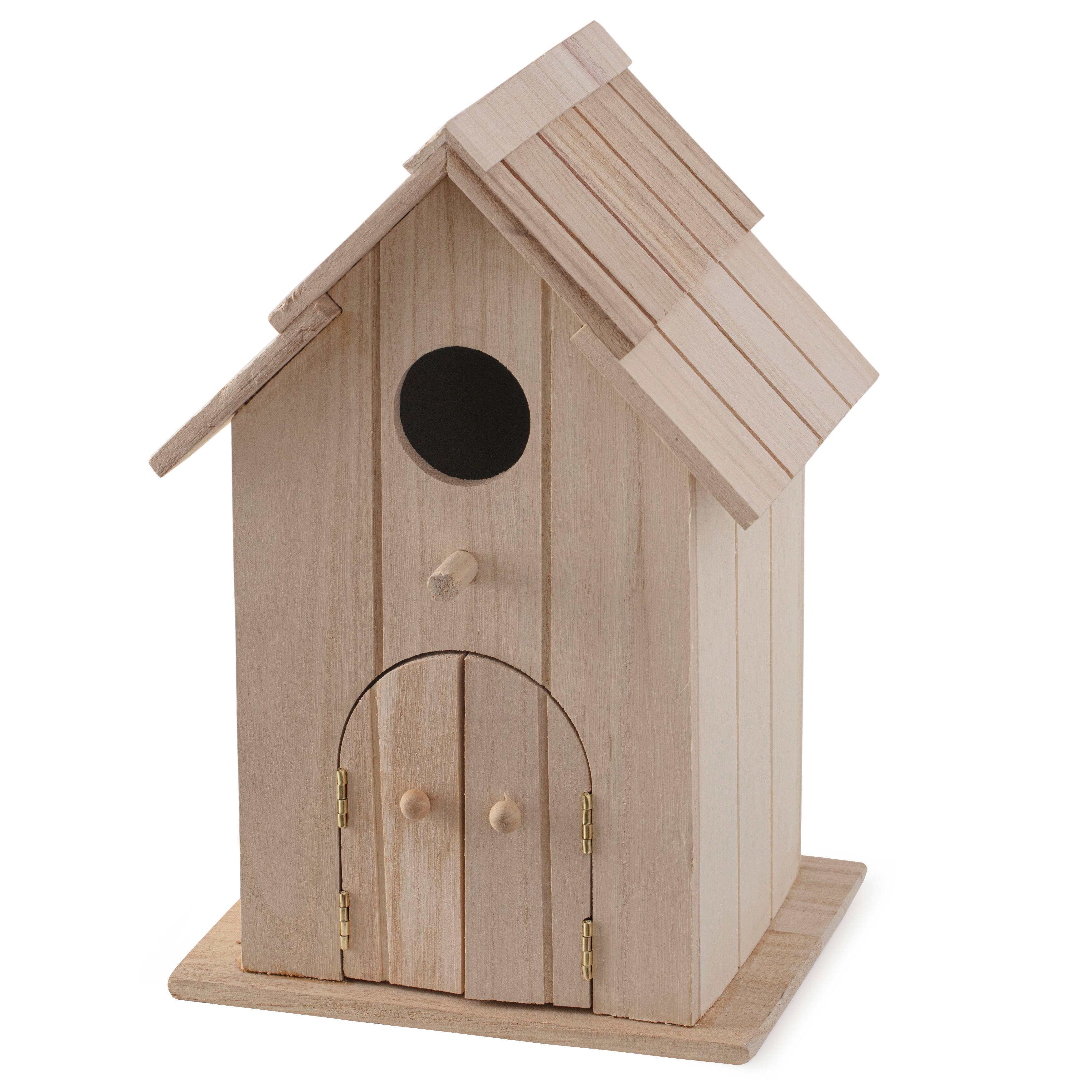 6 Pack 11" Lodge Birdhouse by Make Market® Birdhouses Michaels