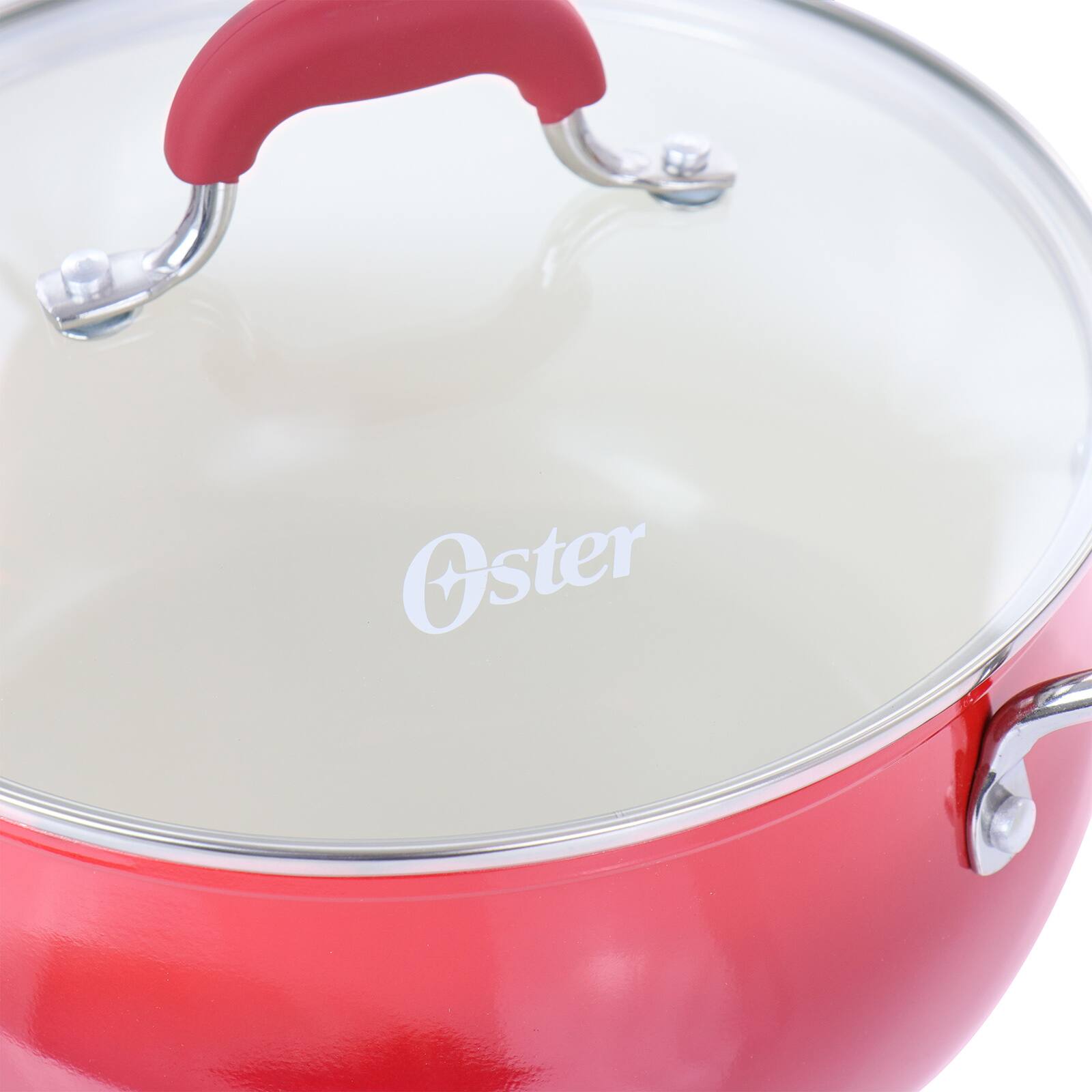 Oster Corbett 5.4 qt. Gray Nonstick Aluminum Dutch Oven 985115164M