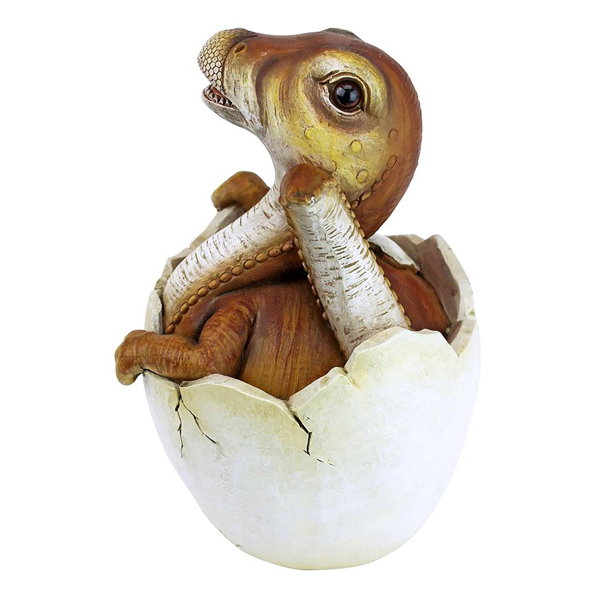 Design Toscano 7&#x22; Baby Raptor Dino Egg Statue