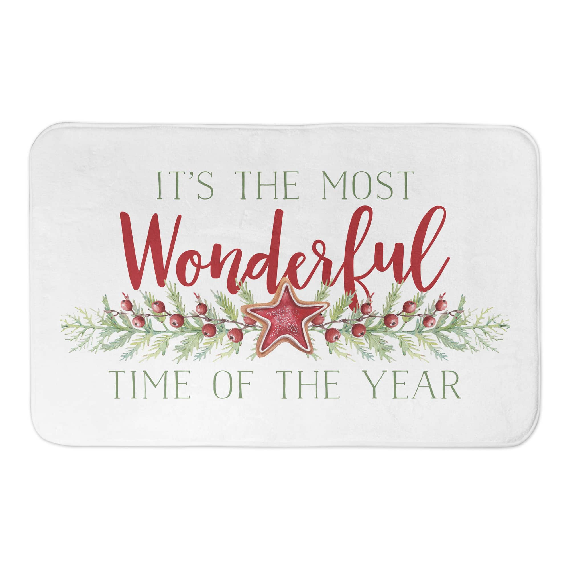 The Most Wonderful Time of the Year Bath Mat