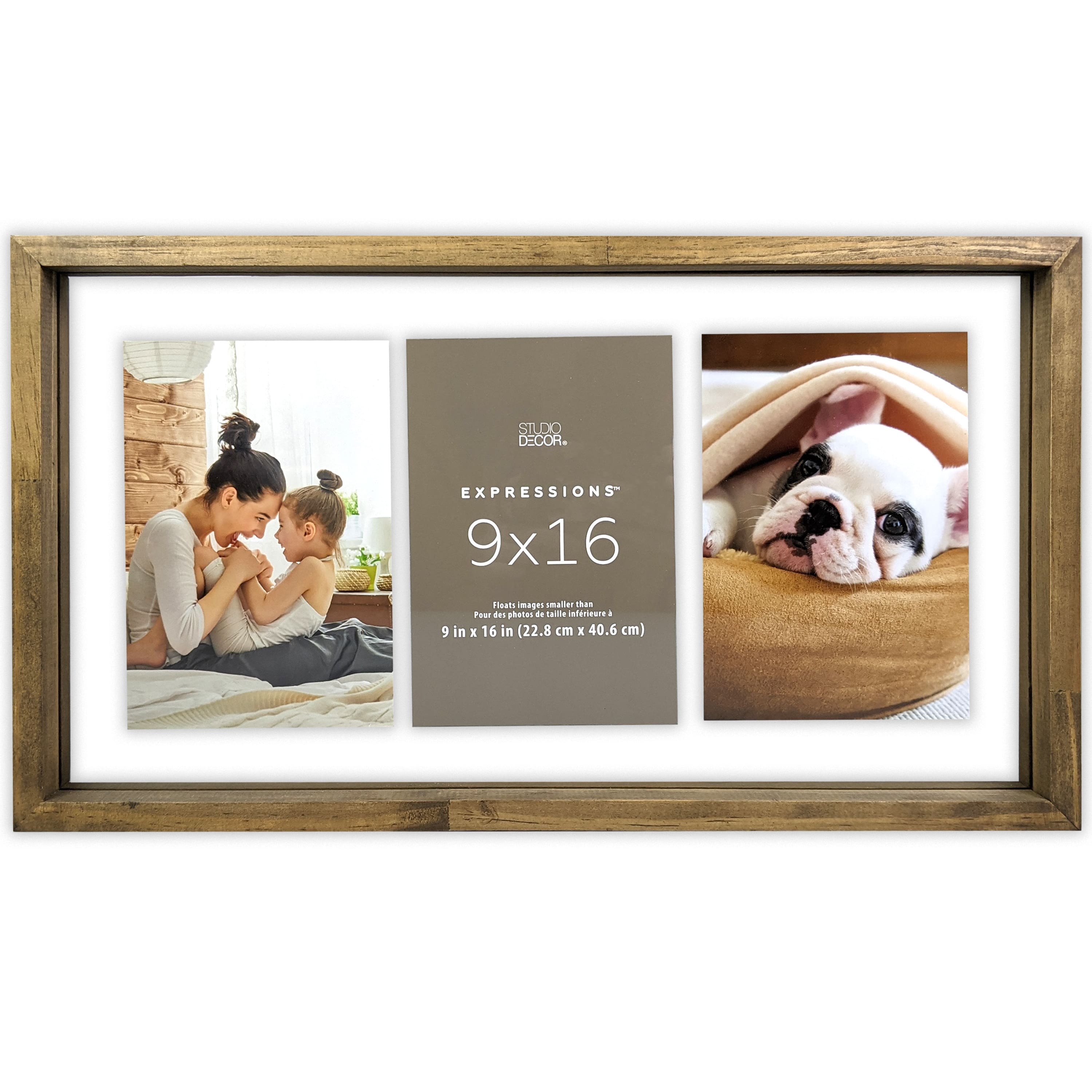Expressions™ 9" x 16" Wood Float Frame by Studio Décor®