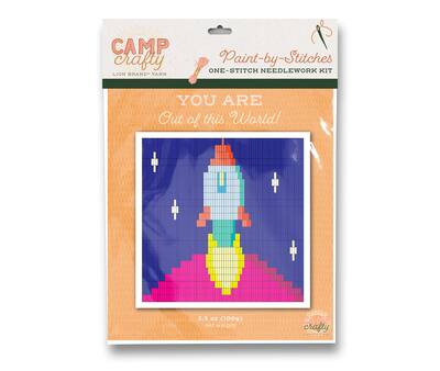 Lion Brand® Rocket Ship Paint-by-Stitches Kit | Michaels