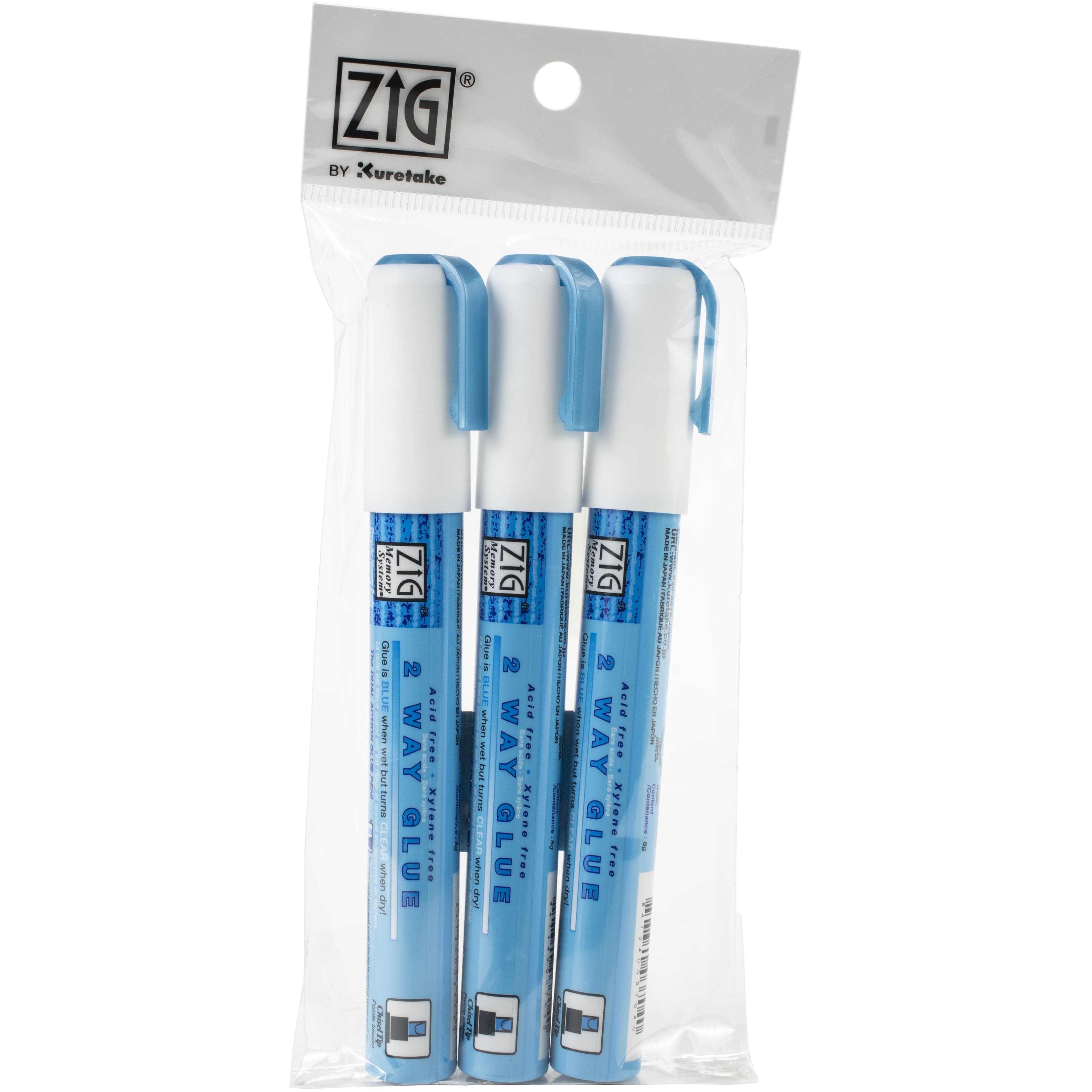 Kuretake Zig® 2-Way Chisel Tip Glue Pen Set