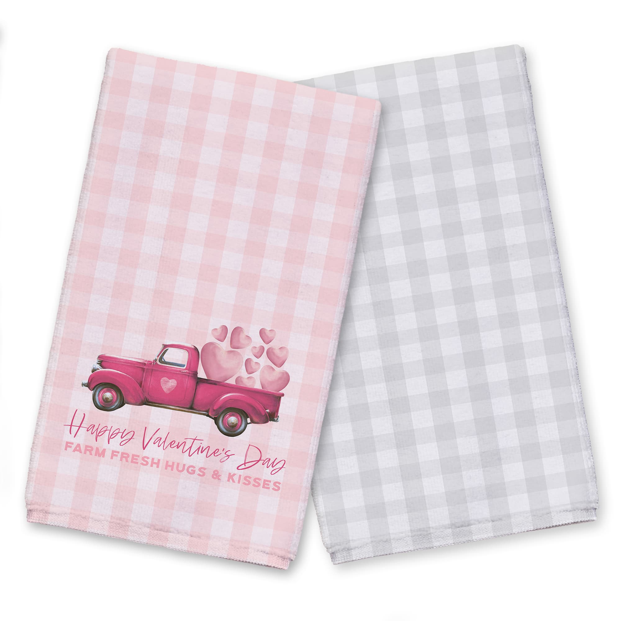 Farm Fresh Hugs & Kisses Tea Towel Set