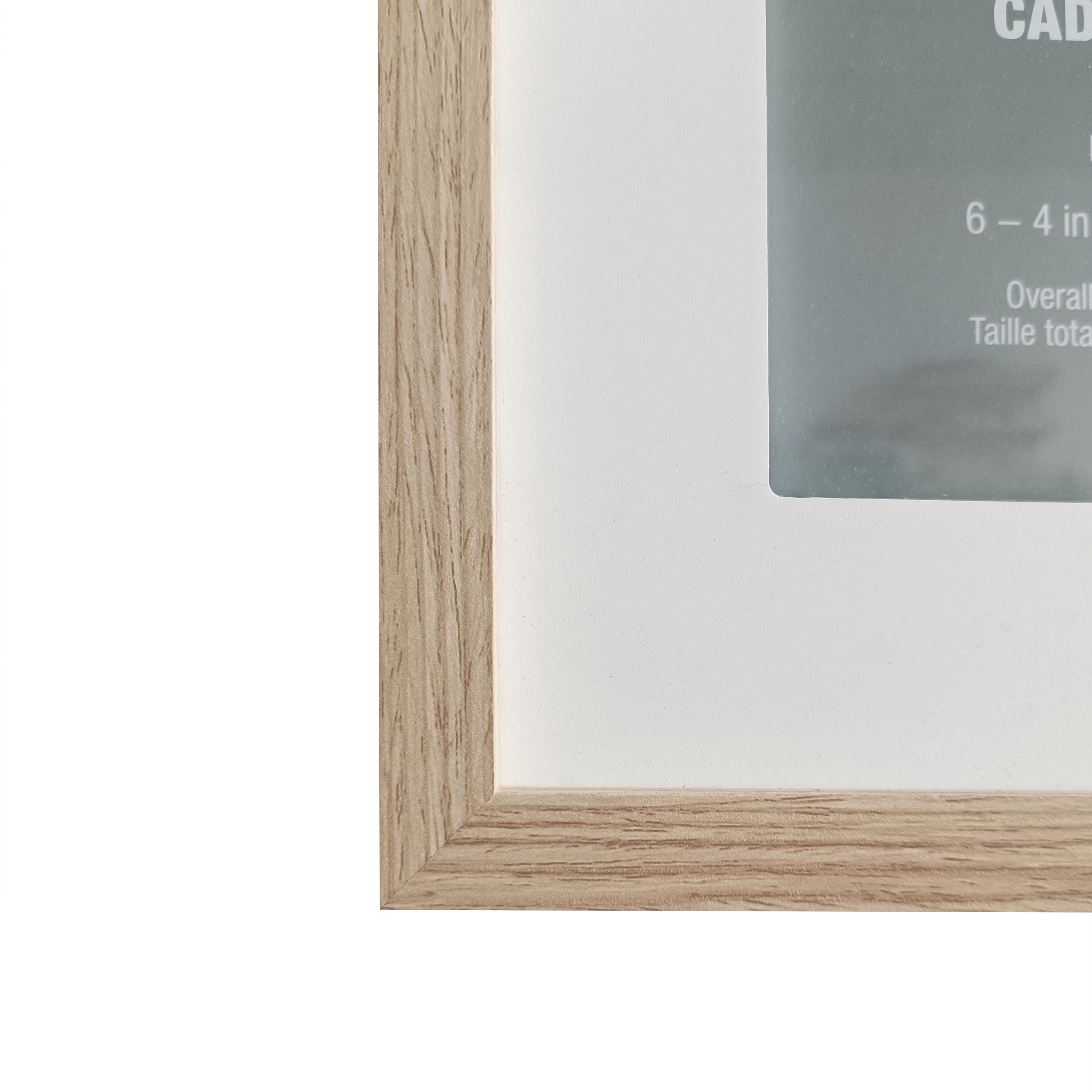 6 Opening 4&#x22; x 6&#x22; Natural Woodgrain Family Collage Frame with Mat by Studio D&#xE9;cor&#xAE;