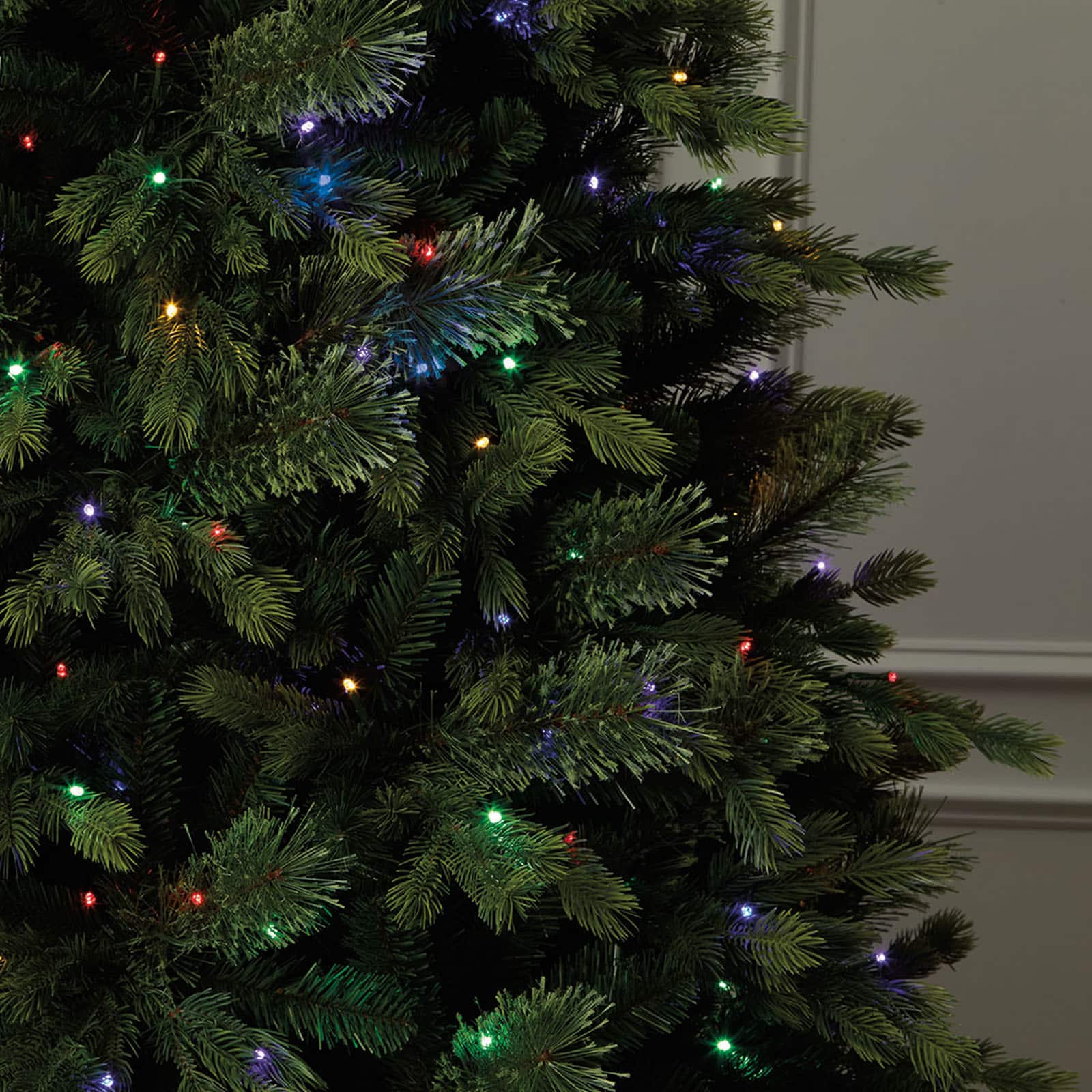 7.5ft. Pre-Lit Hunter Spruce Artificial Christmas Tree, Colour Changing LED Lights by Ashland&#xAE;