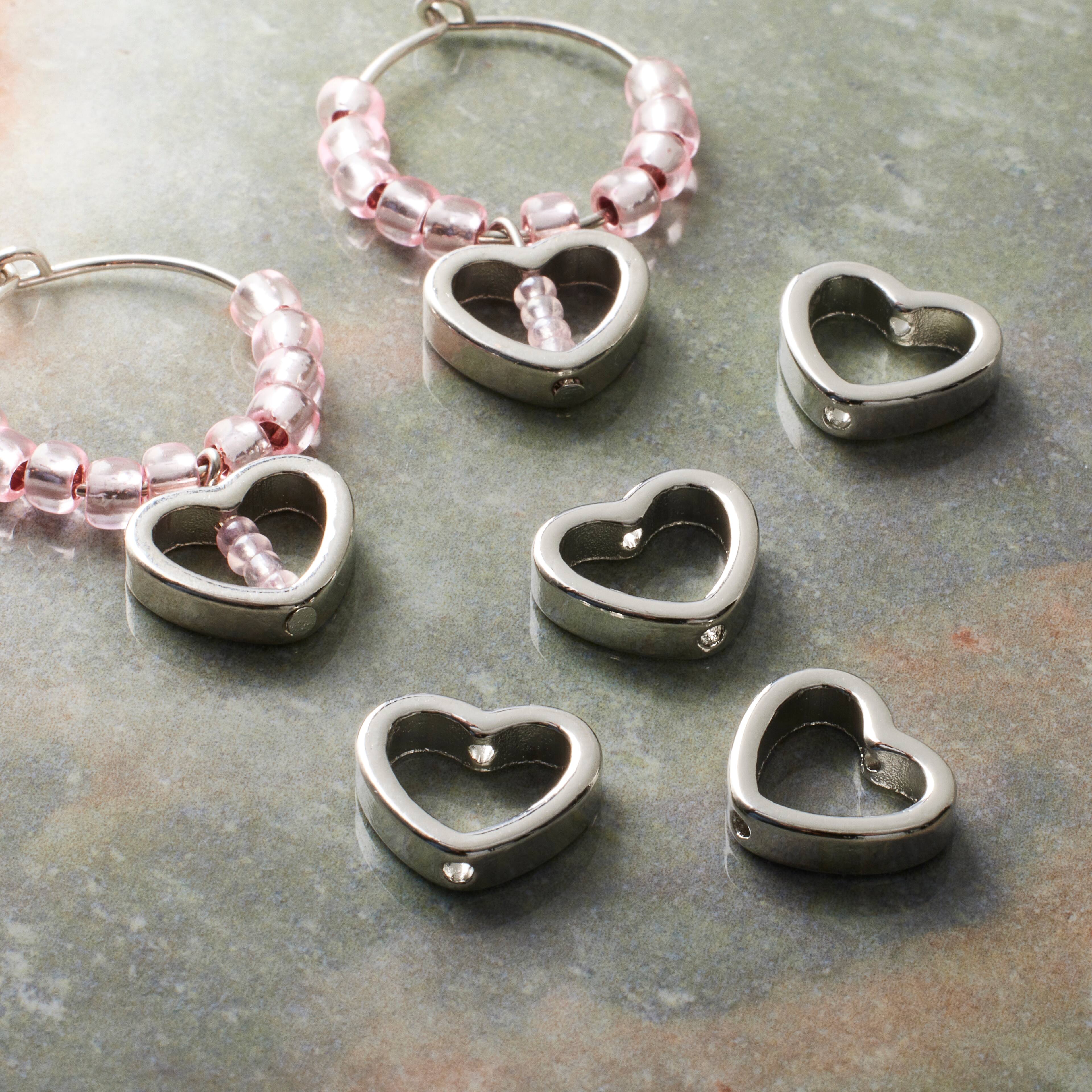 Heart Bead Frames, 6ct. by Bead Landing™
