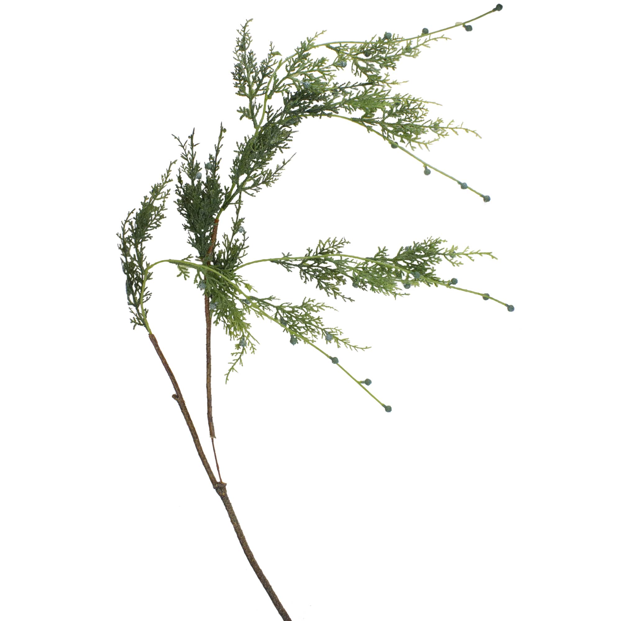 Green Artificial Cypress Hanging Spray
