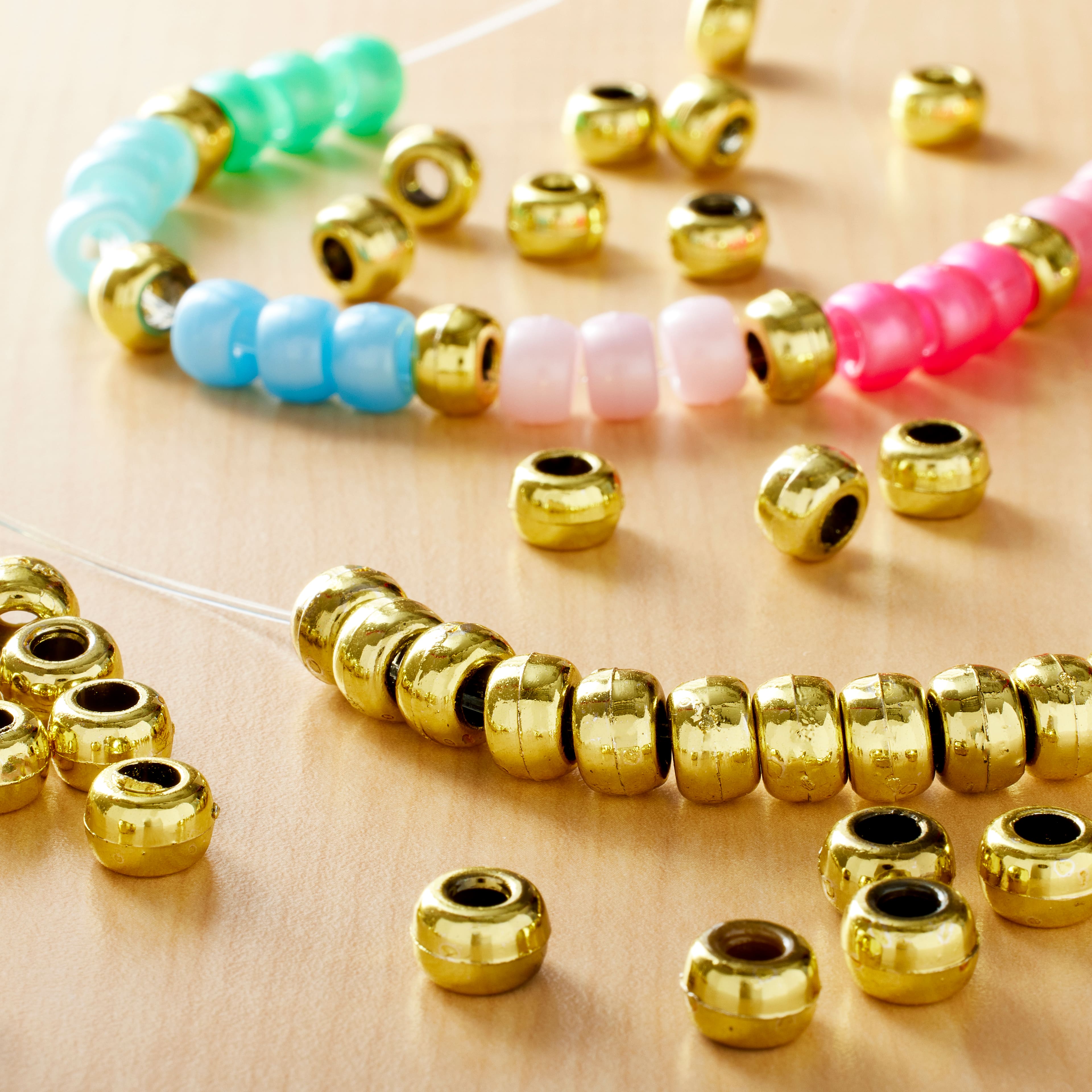 9mm Metallic Pony Beads by Creatology