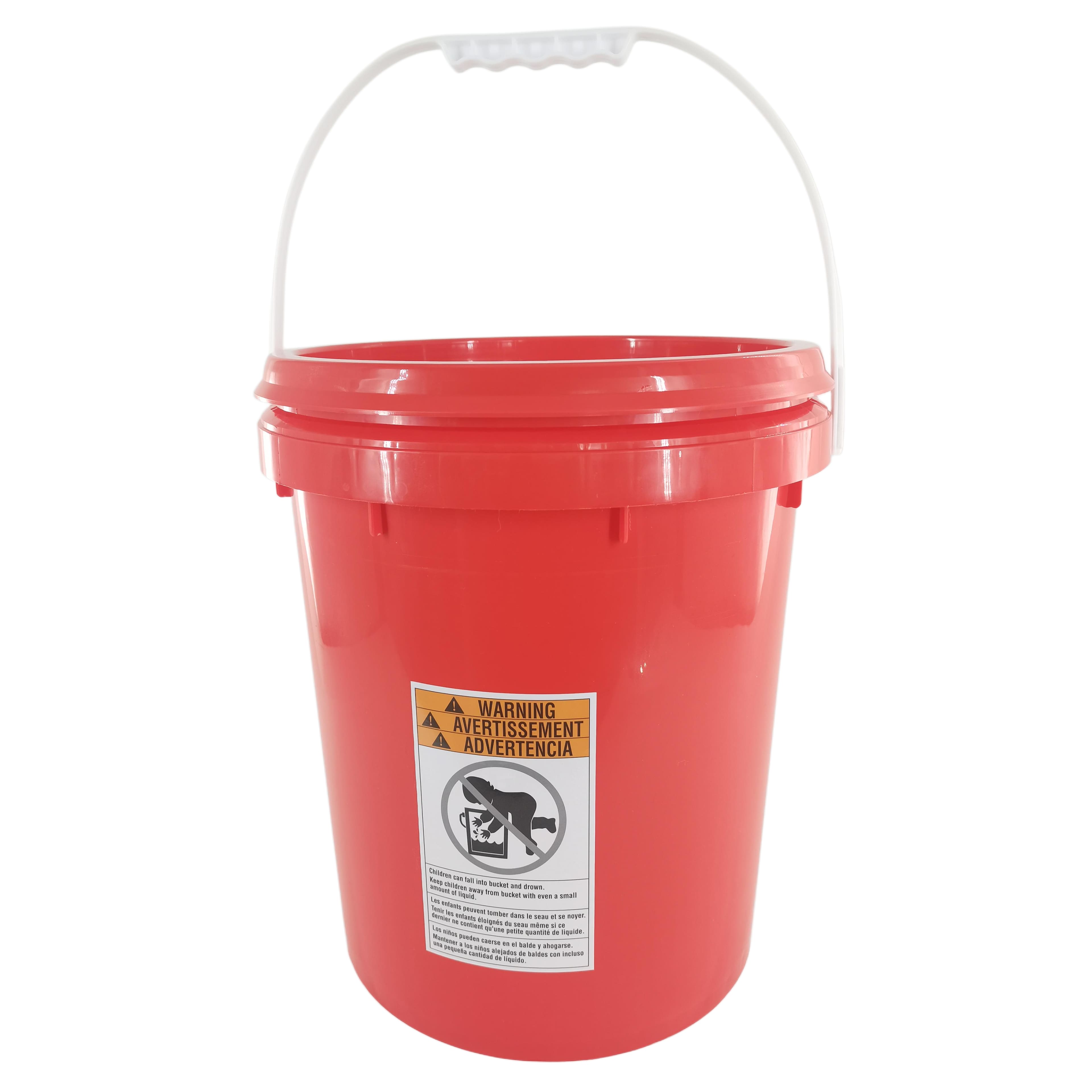 5gal. Red Craft Bucket with Lid by Craft Smart®