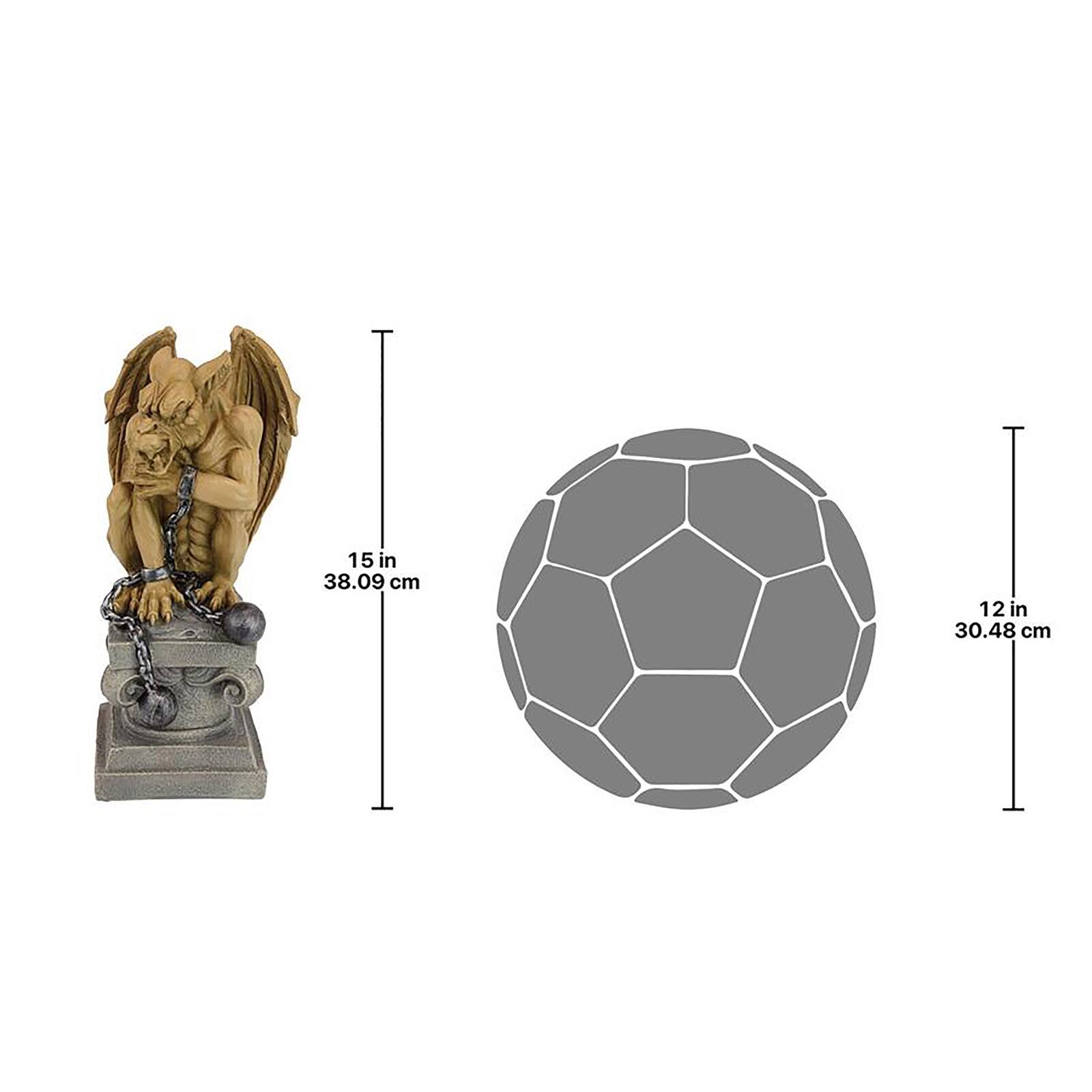 Design Toscano Ball-And-Chain Gothic Dungeon Gargoyle Statue