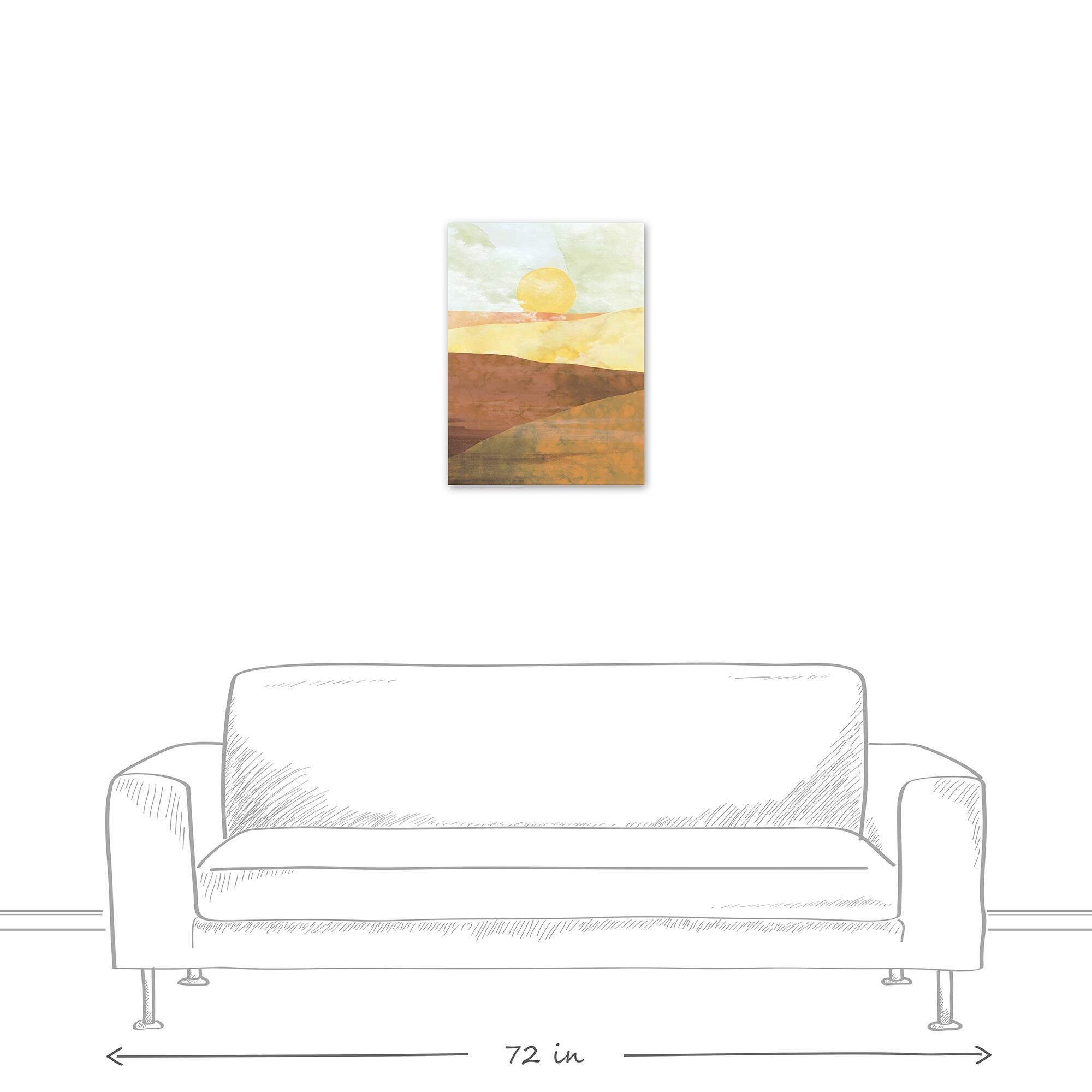 Sunshine Hills Canvas Wall Art