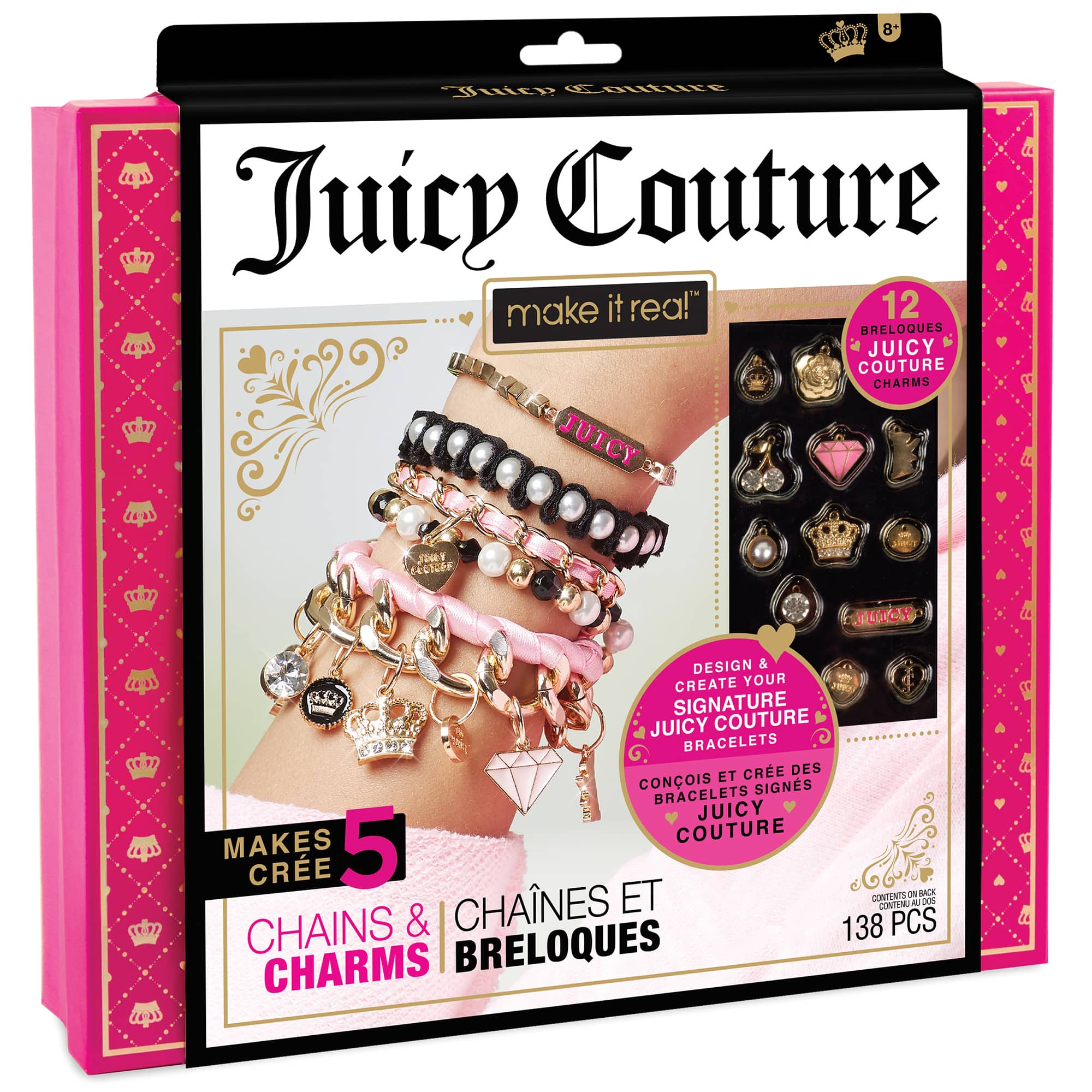 Make It Real Juicy Couture Chains &#x26; Charms Bracelet Kit
