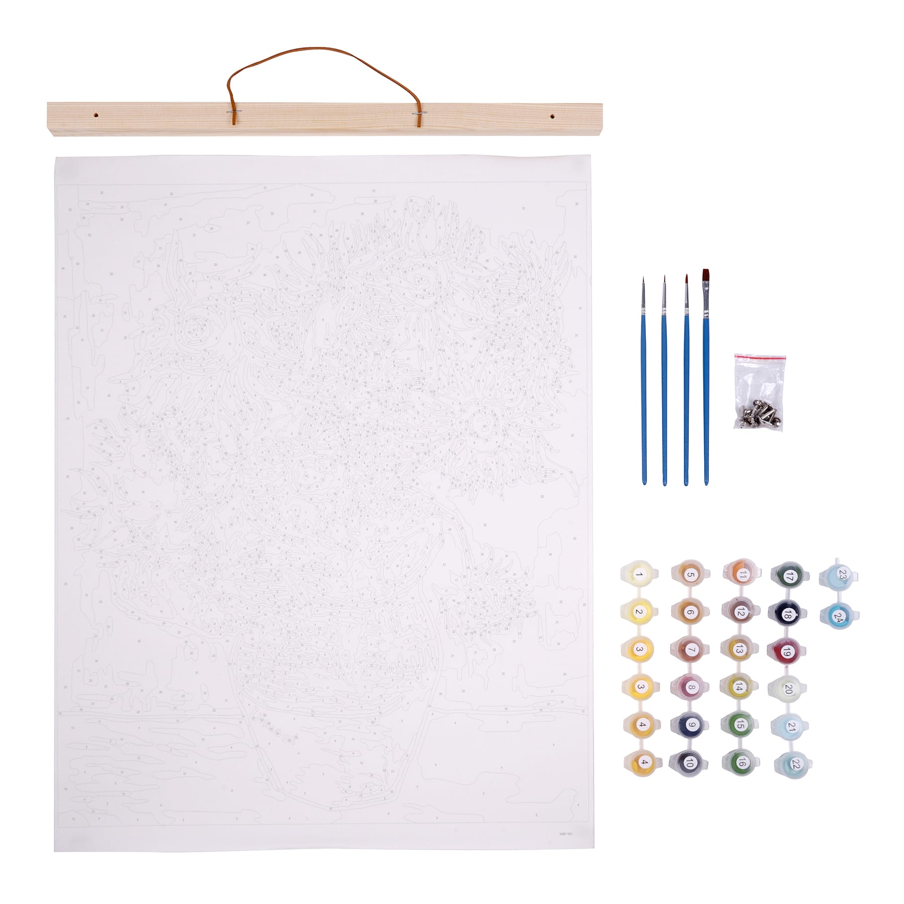 Van Gogh Vase Paint-by-Number Kit by Artist's Loft™ Necessities™